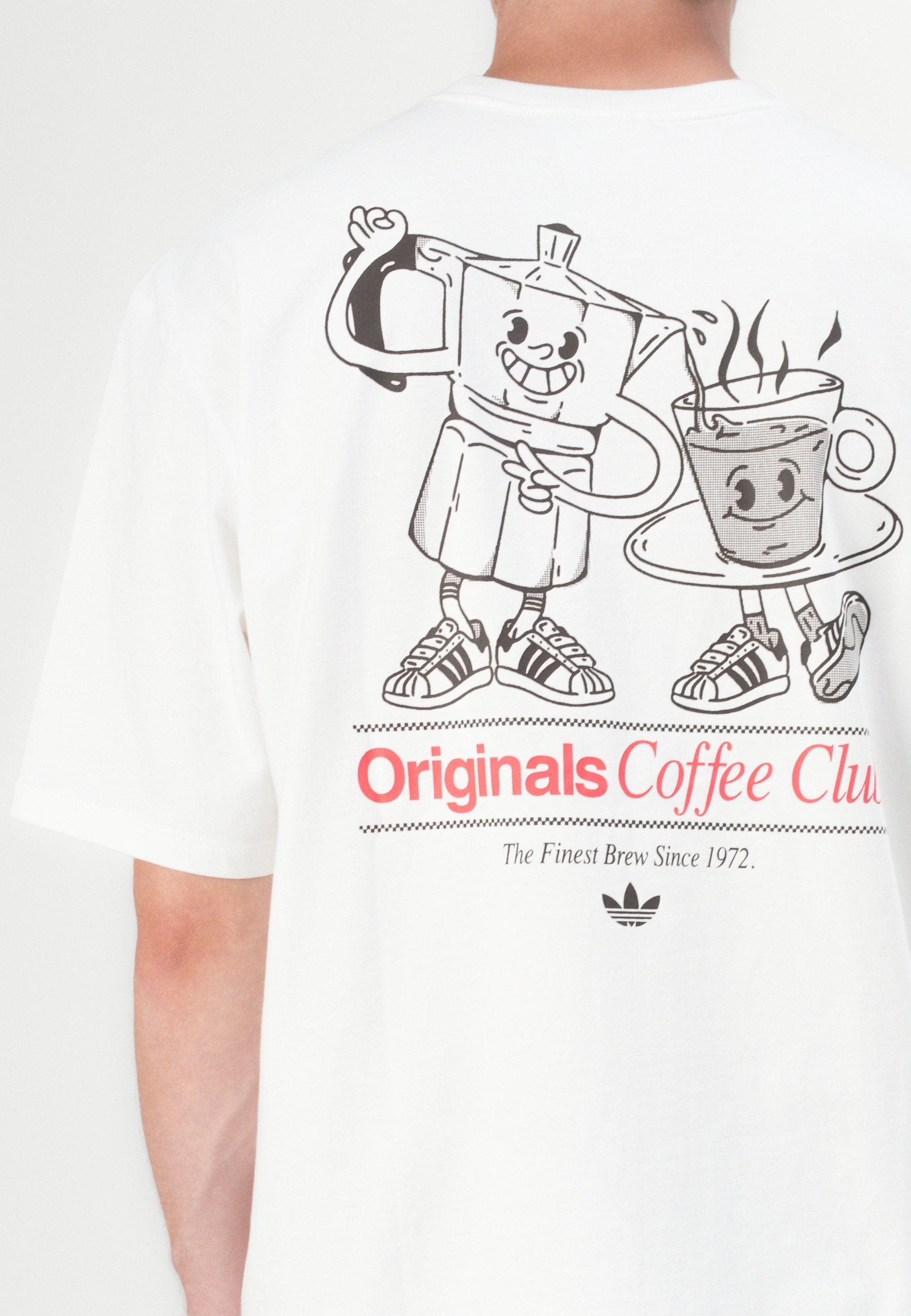 COFFEE TEE UNISEX - Print T-shirt - white
