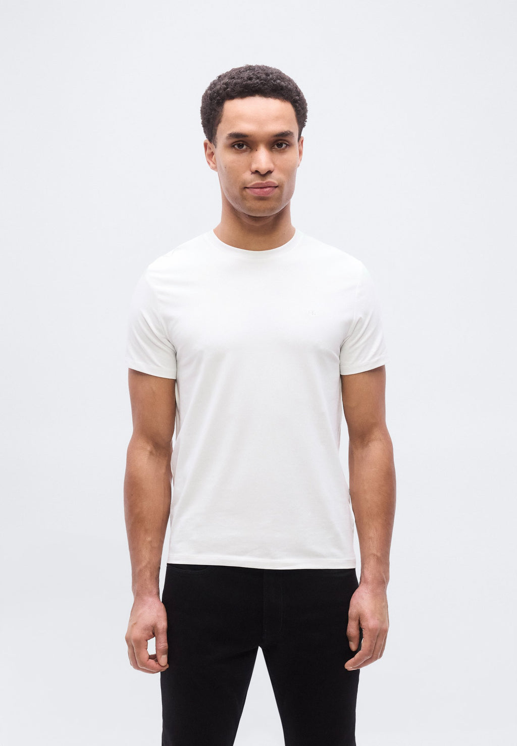 STRETCH SLIM TEE LIQUID TOUCH TEES 2 PACK - Basic T-shirt - bright white