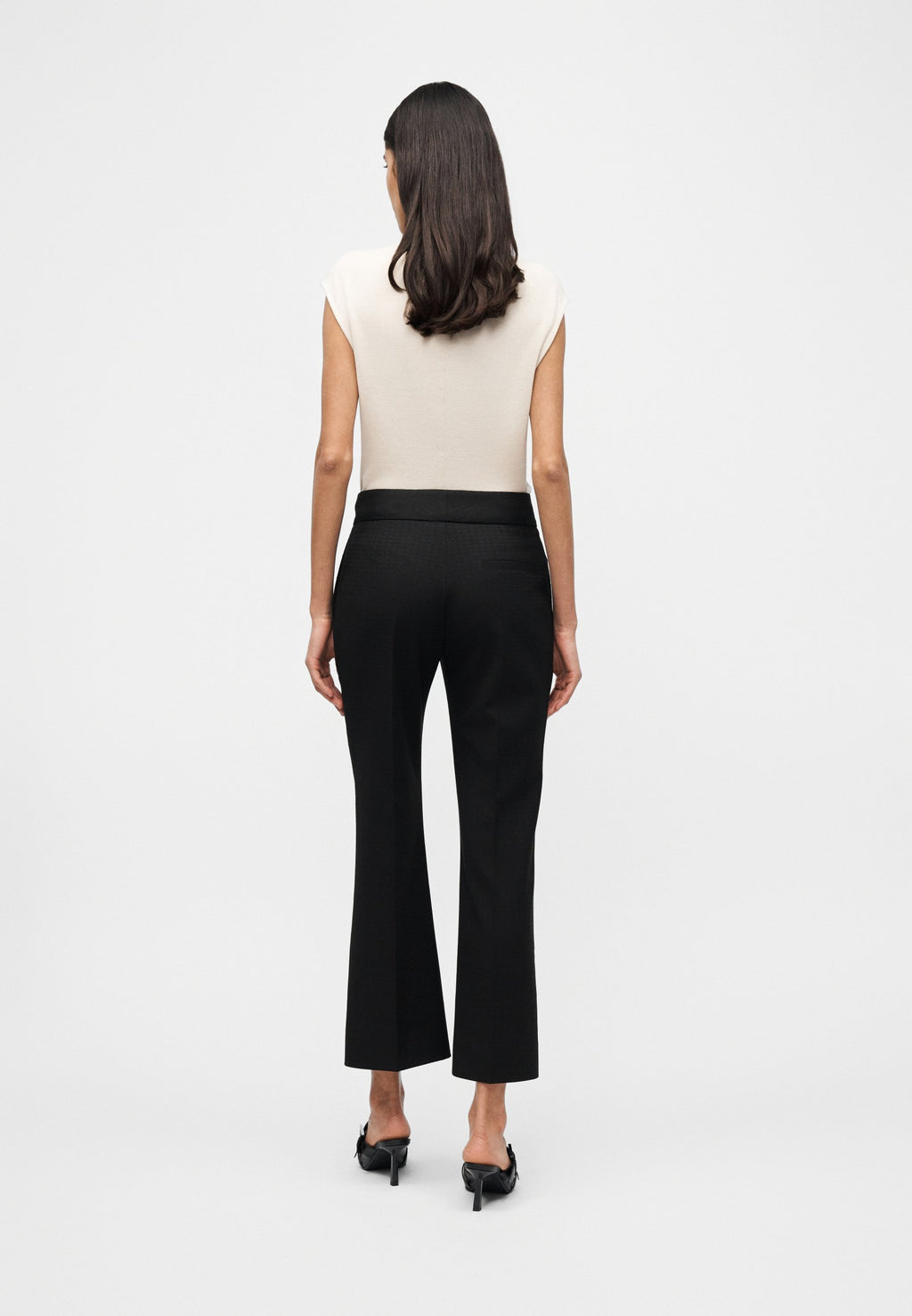 HOVANIA - Trousers - black