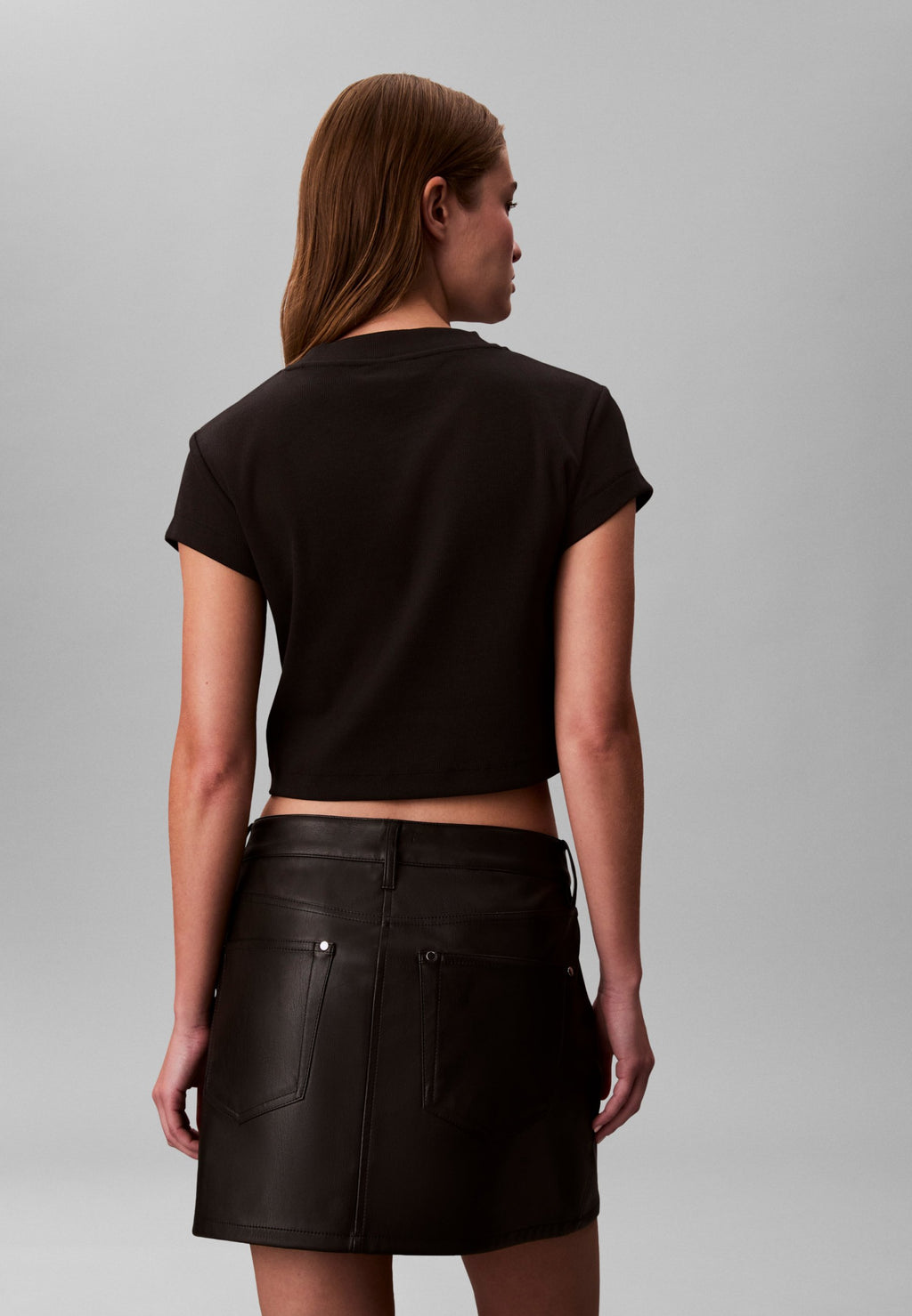 Print T-shirt - black