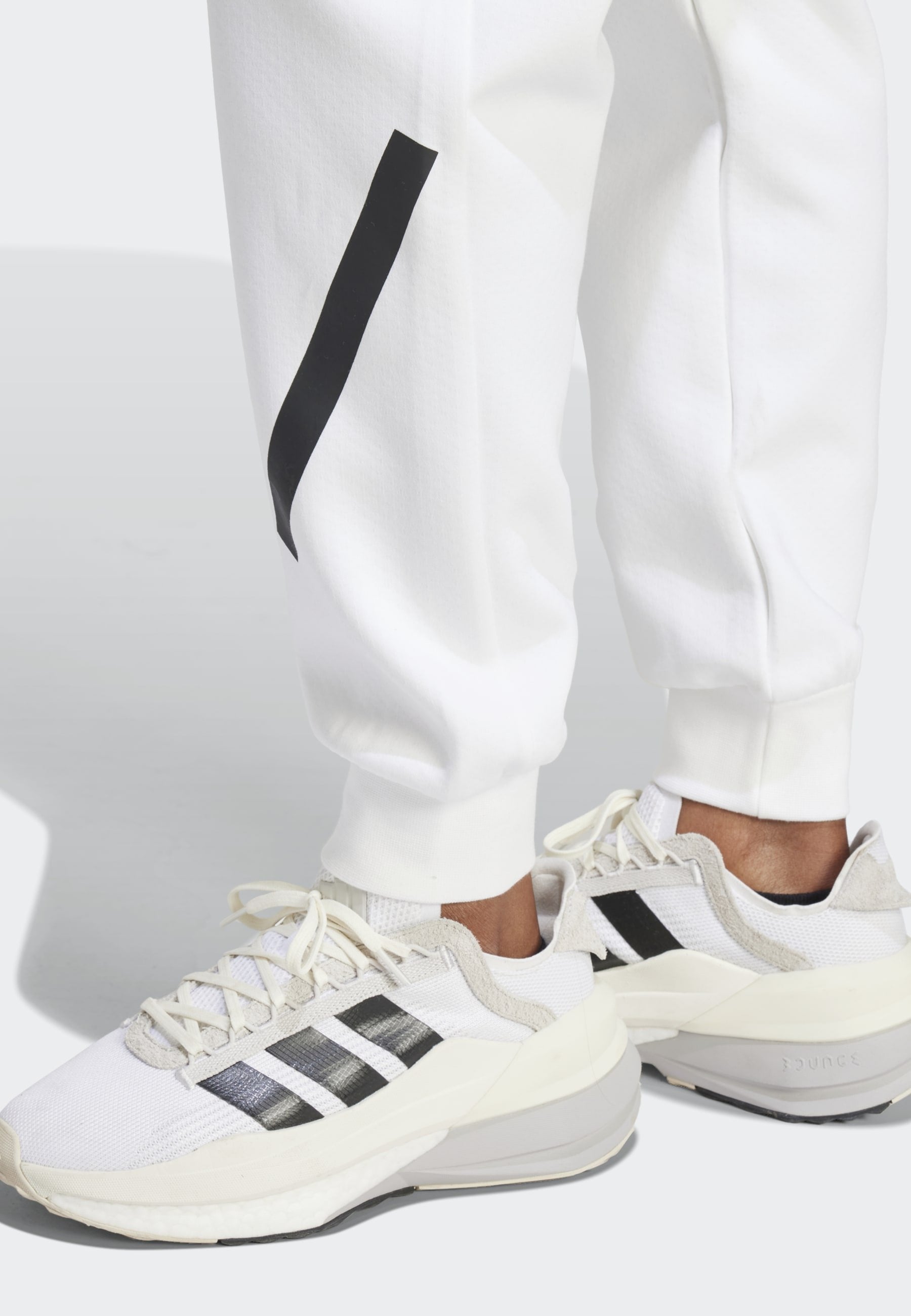 ADIDAS Z.N.E. - Tracksuit bottoms - white
