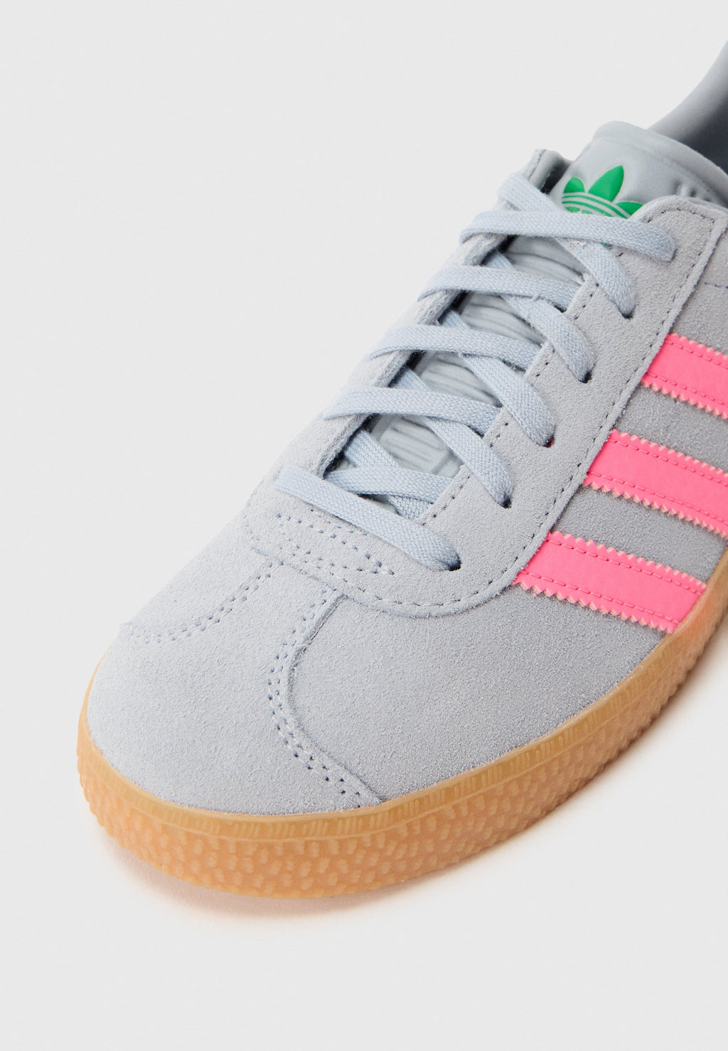 GAZELLE UNISEX - Spor Ayakkabı - açık gümüş rengi/parlak pembe/yeşil