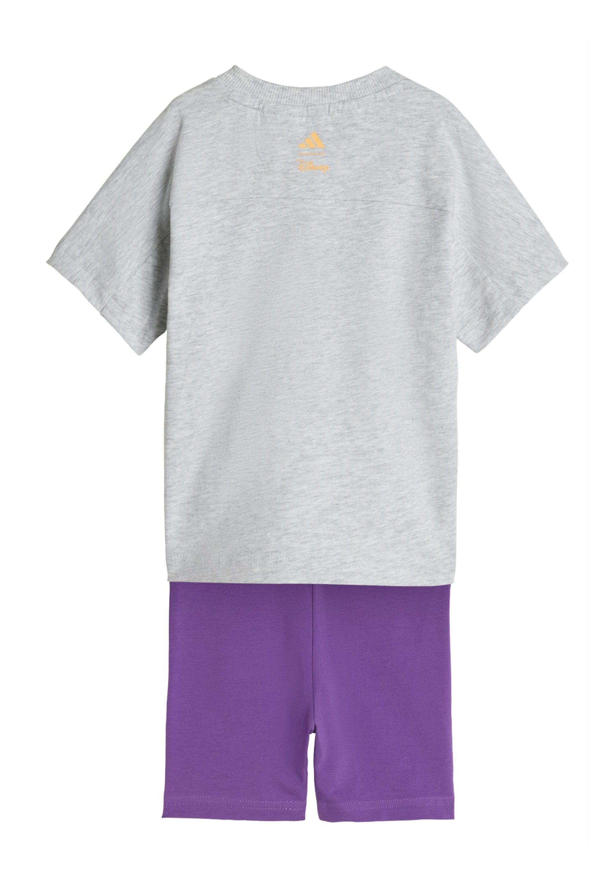 ENSEMBLE MINNIE MOUSE - Short de sport - gris clair chiné/orange pastel