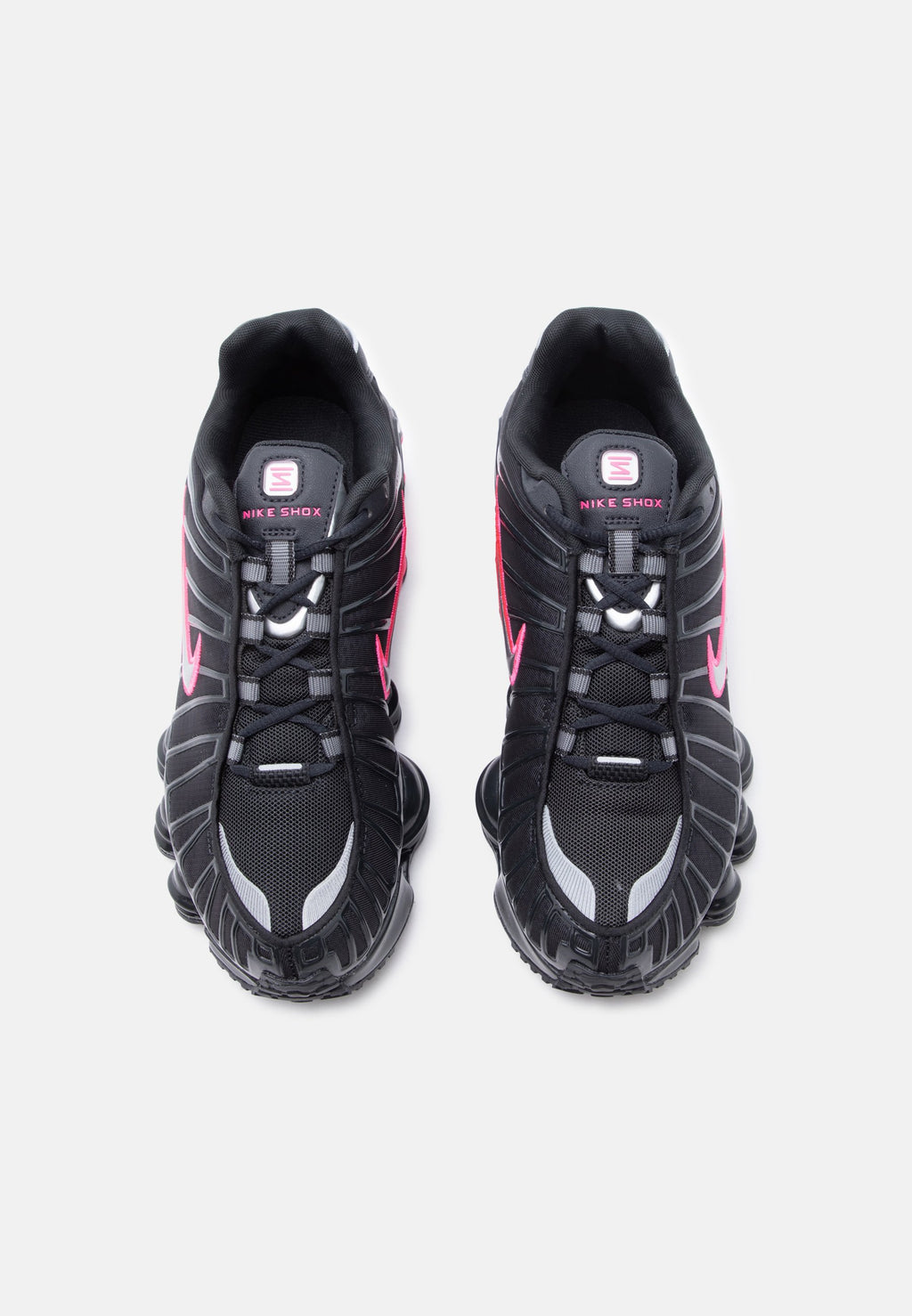 SHOX TL ICE - Spor Ayakkabı - off noir/metalik gümüş rengi/hyper pembe