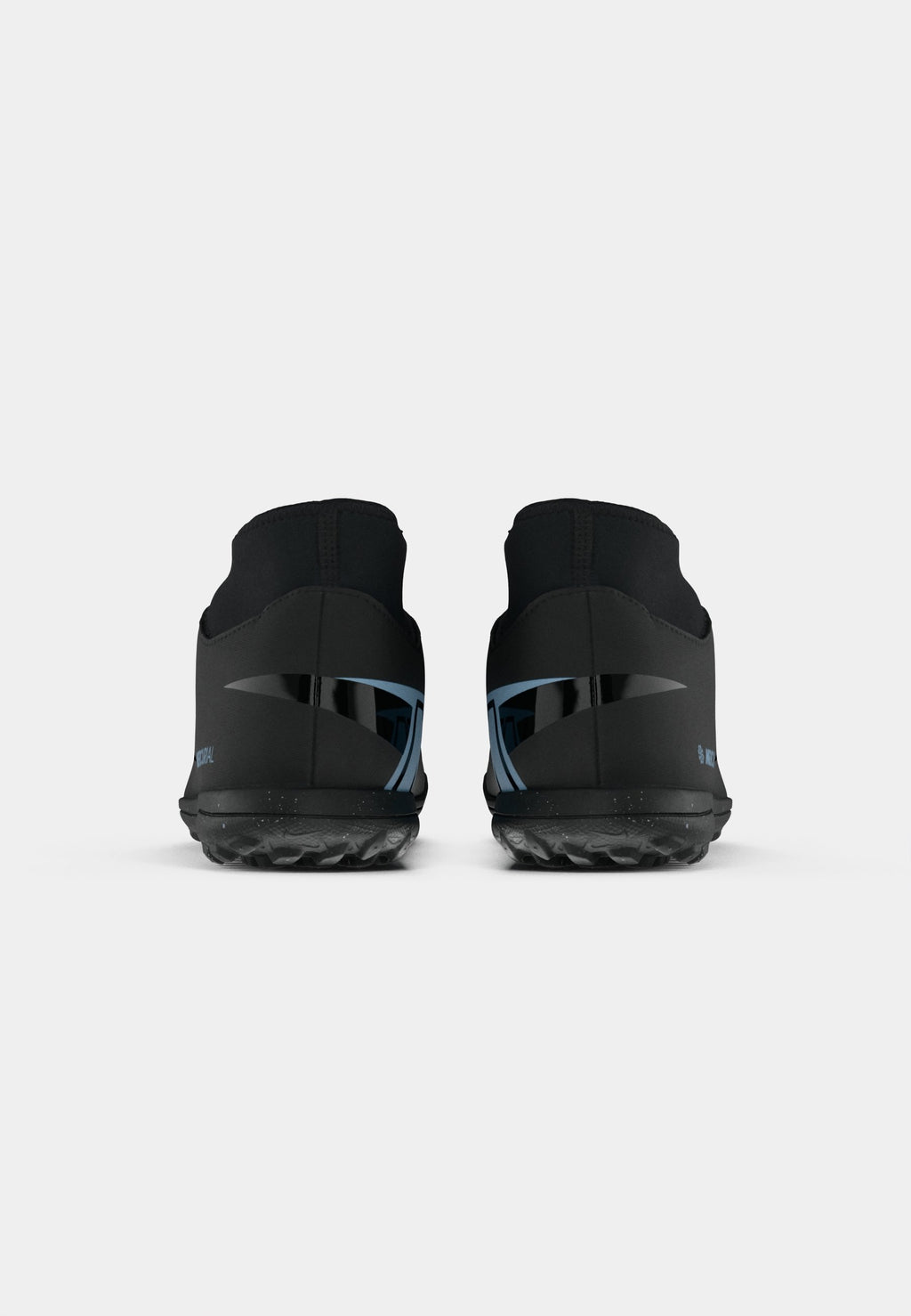 10 CLUB TF - Turf football boots - black/ice blue