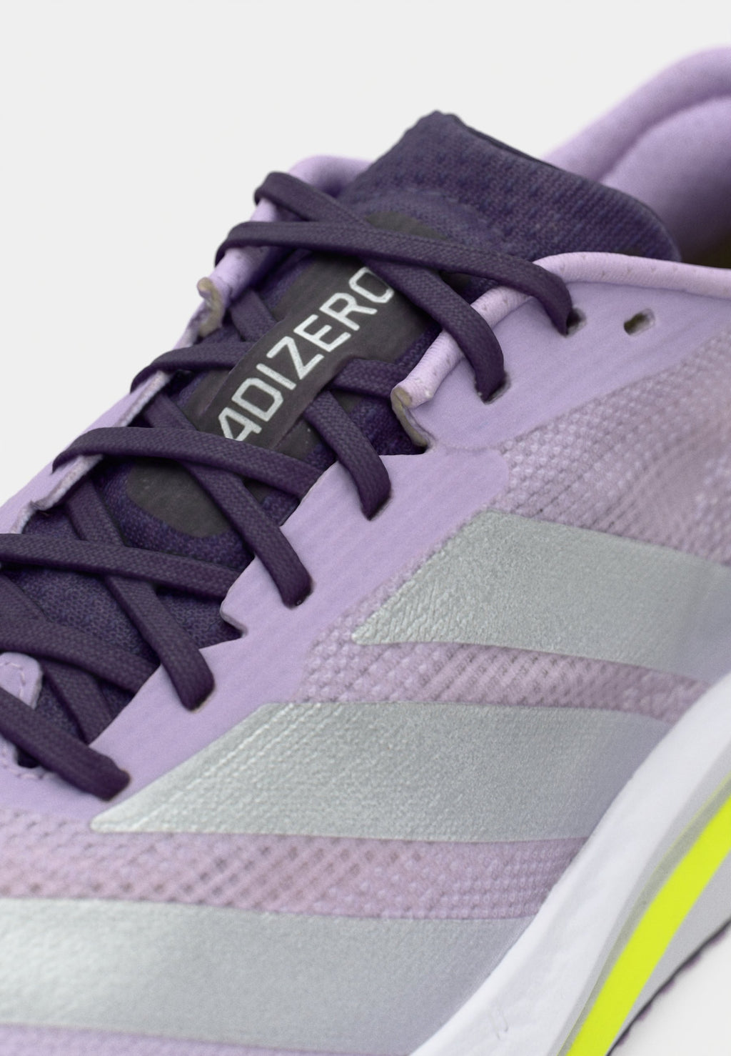 ADIZERO SL2 - Road running shoes - powder plum/silver-coloured metallic/solar yellow