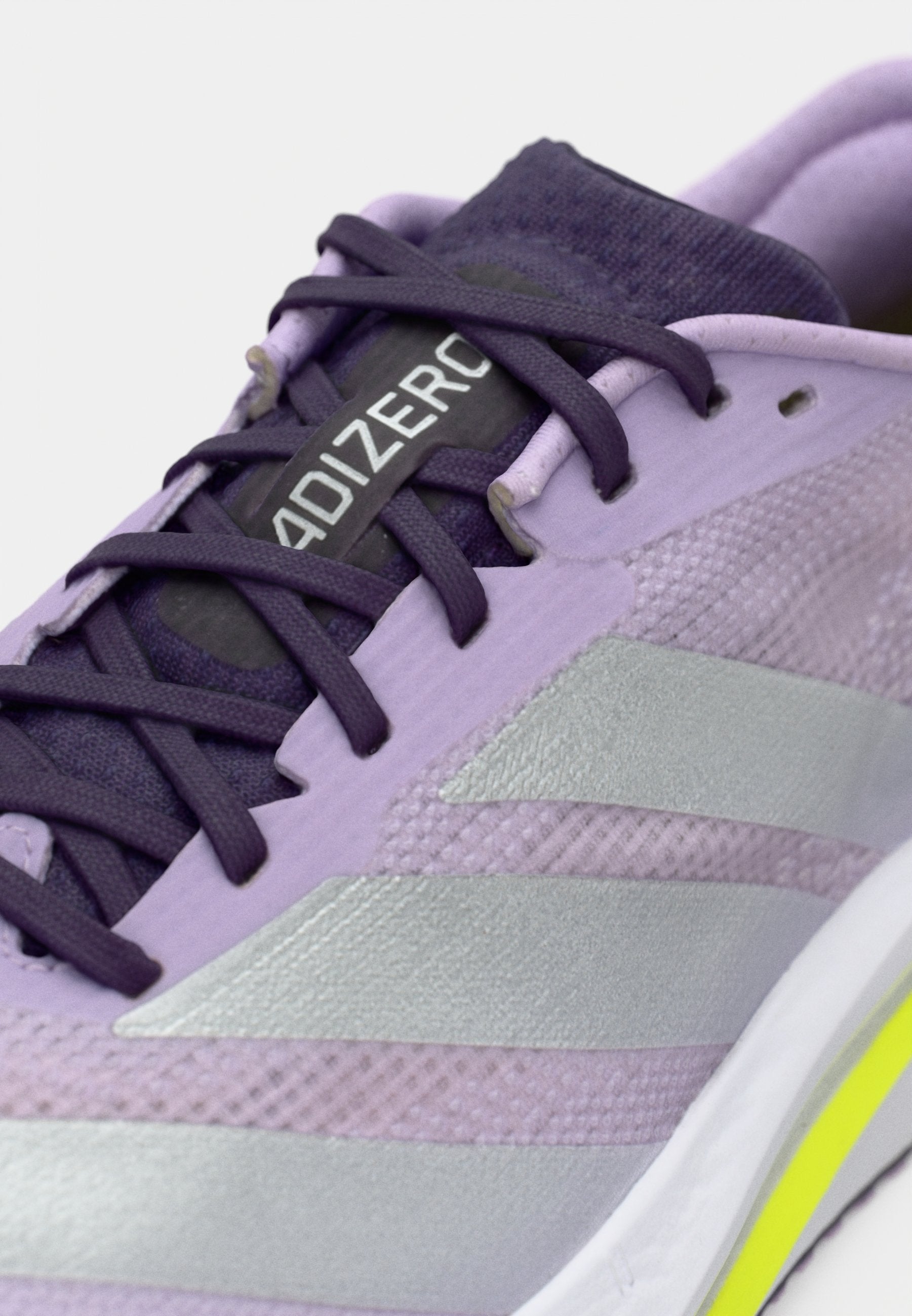 ADIZERO SL2 - Road running shoes - powder plum/silver-coloured metallic/solar yellow