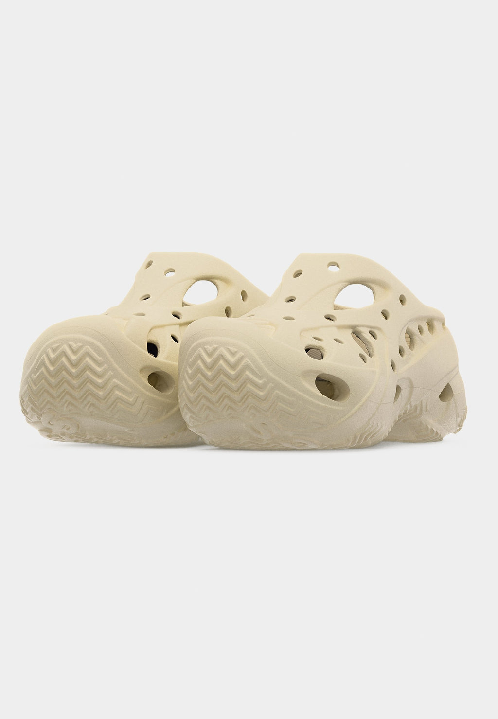 CAGED - Heeled mules - summit white