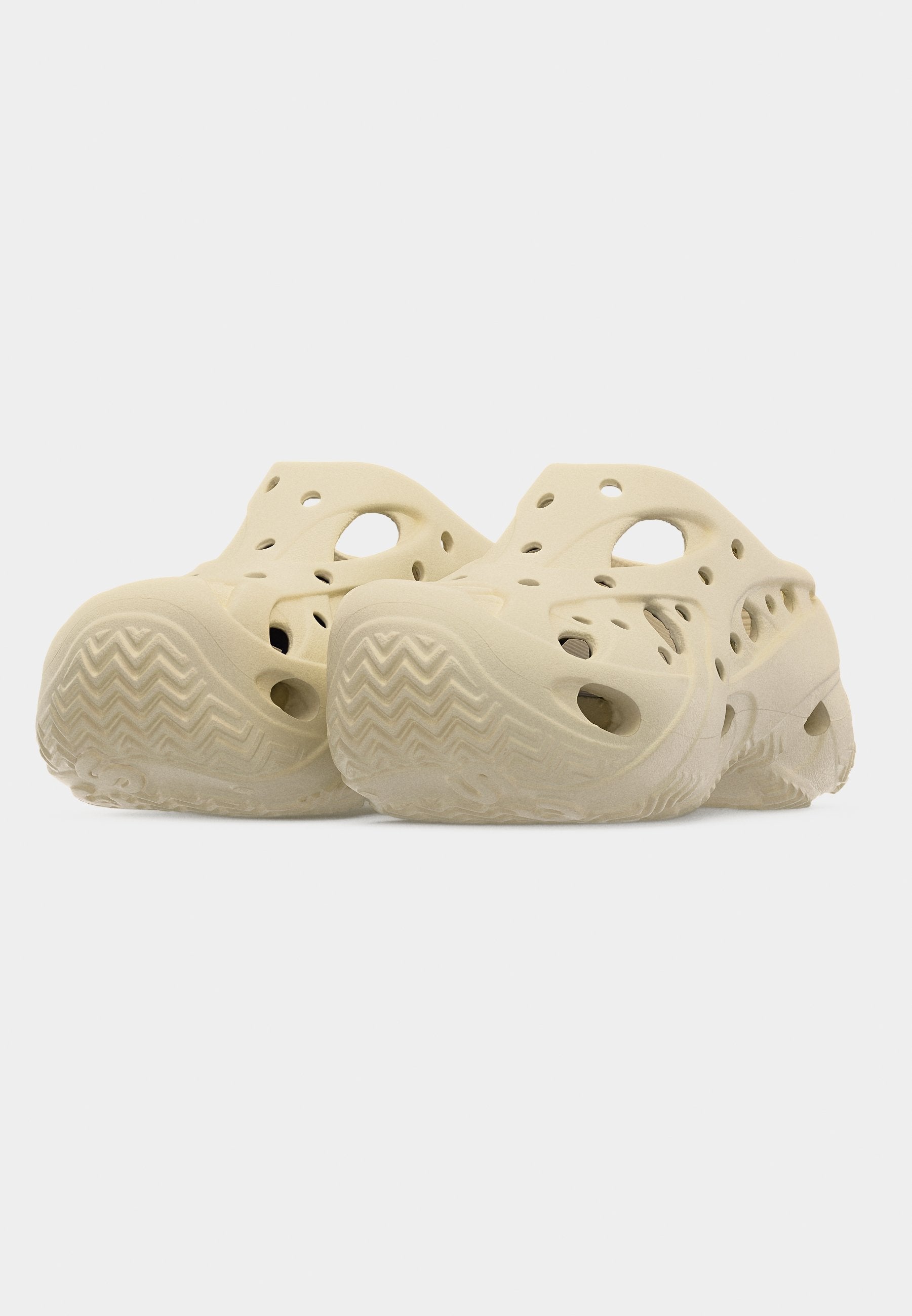CAGED - Heeled mules - summit white