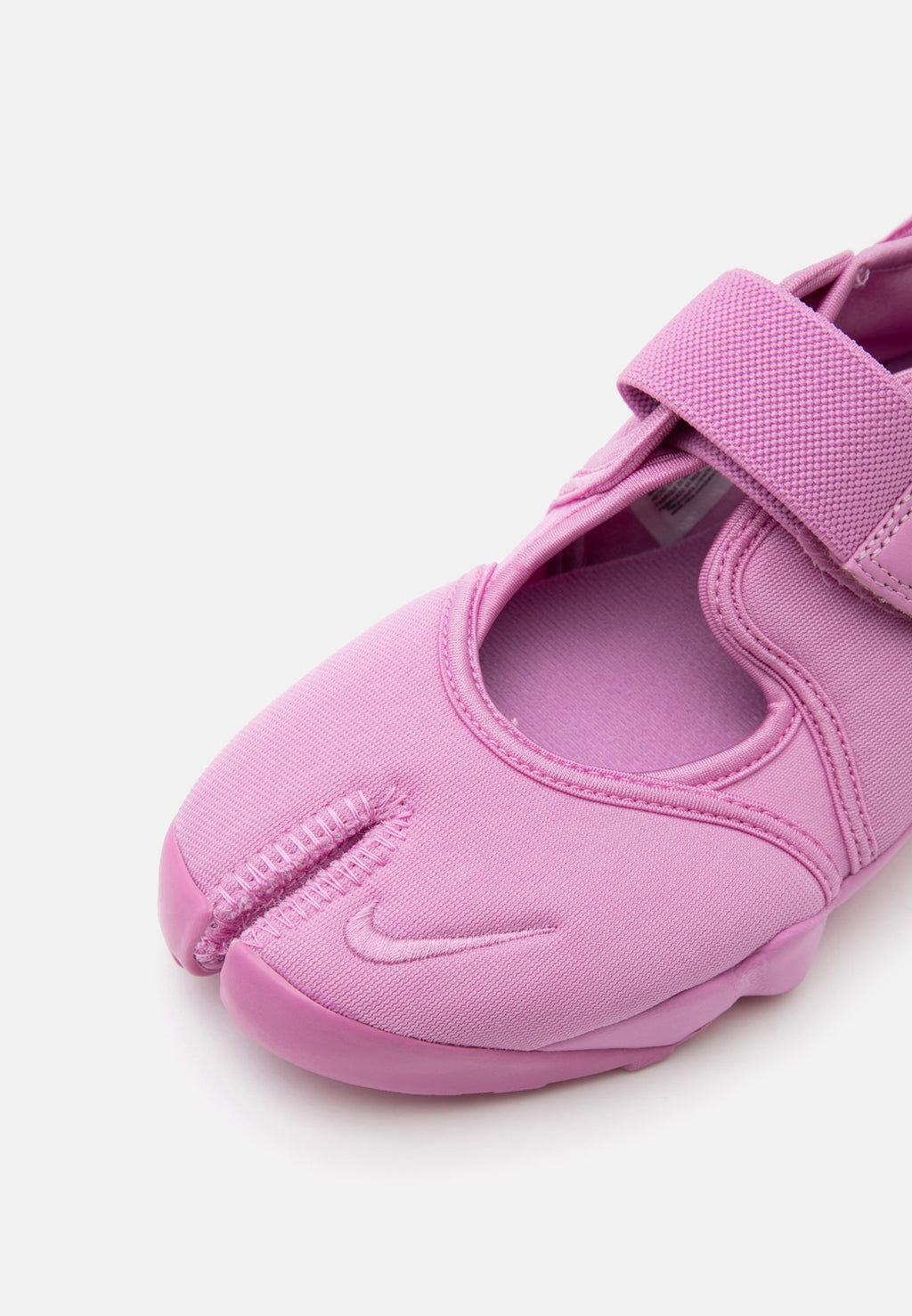 AIR RIFT - Ankle strap ballet pumps - light magenta/black
