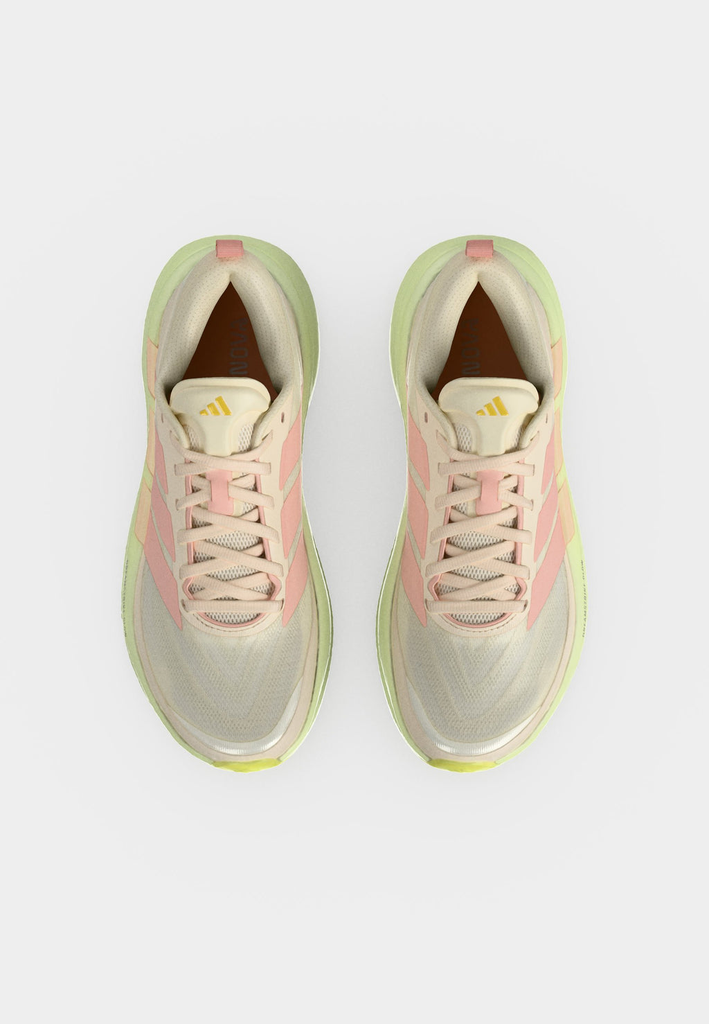SUPERNOVA GLIDE W - Road running shoes - white/vapour pink/ivory