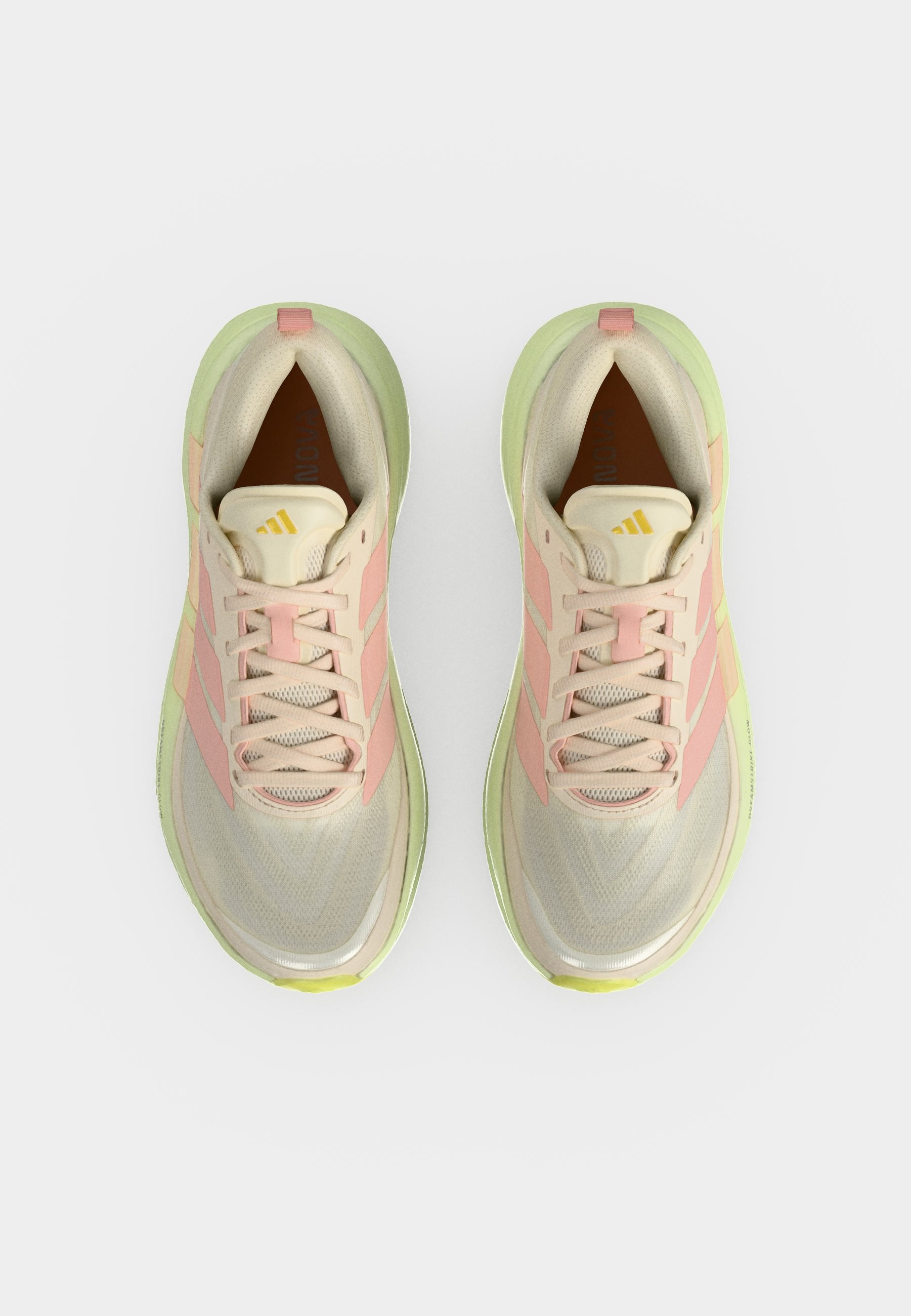 SUPERNOVA GLIDE W - Road running shoes - white/vapour pink/ivory