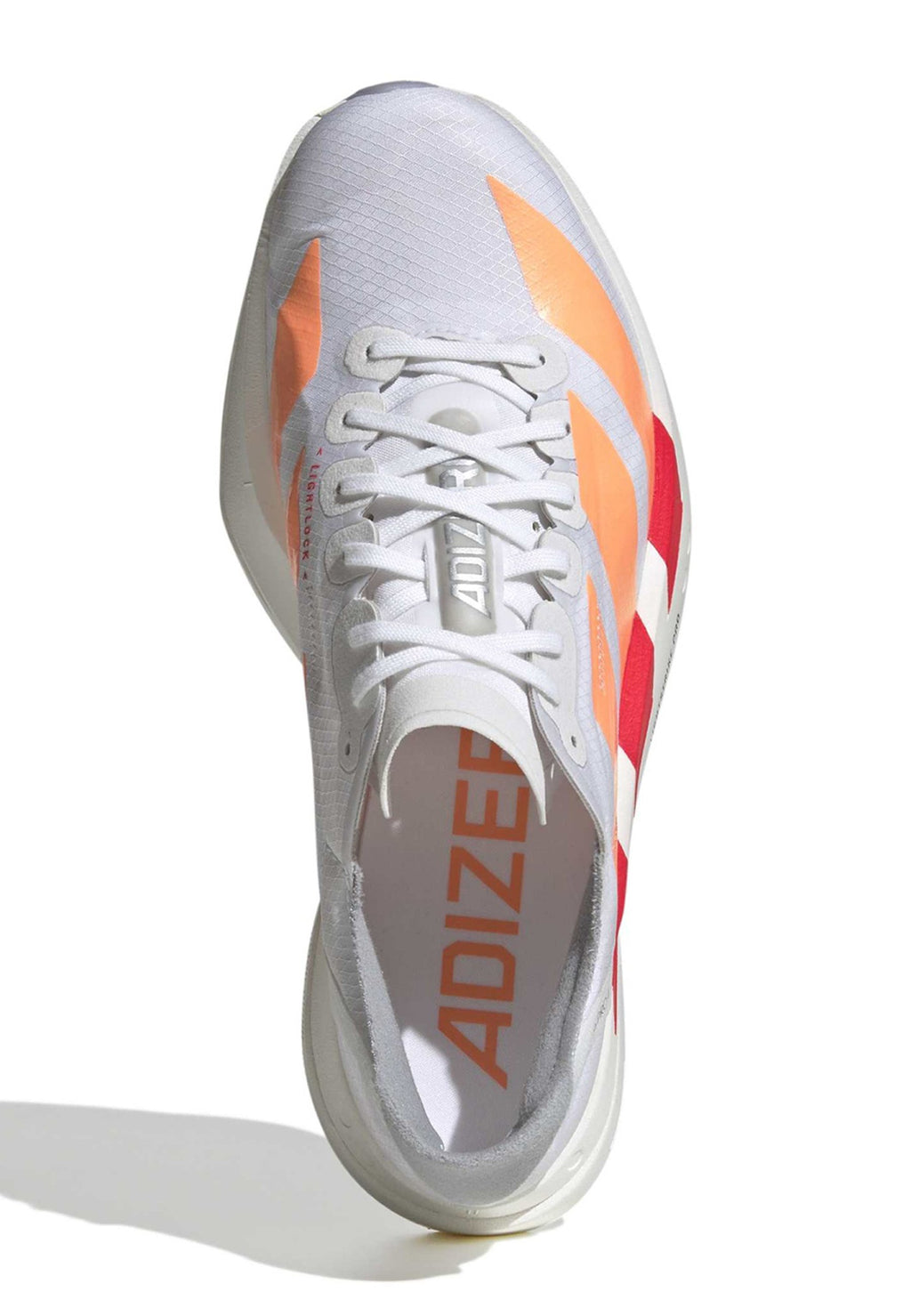 ADIZERO ADIOS PRO 4 - Road running shoes - ftwr white/beam orange/lucid red