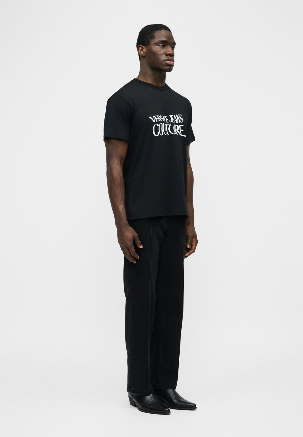 LOGO LIQUIFY - Print T-shirt - black