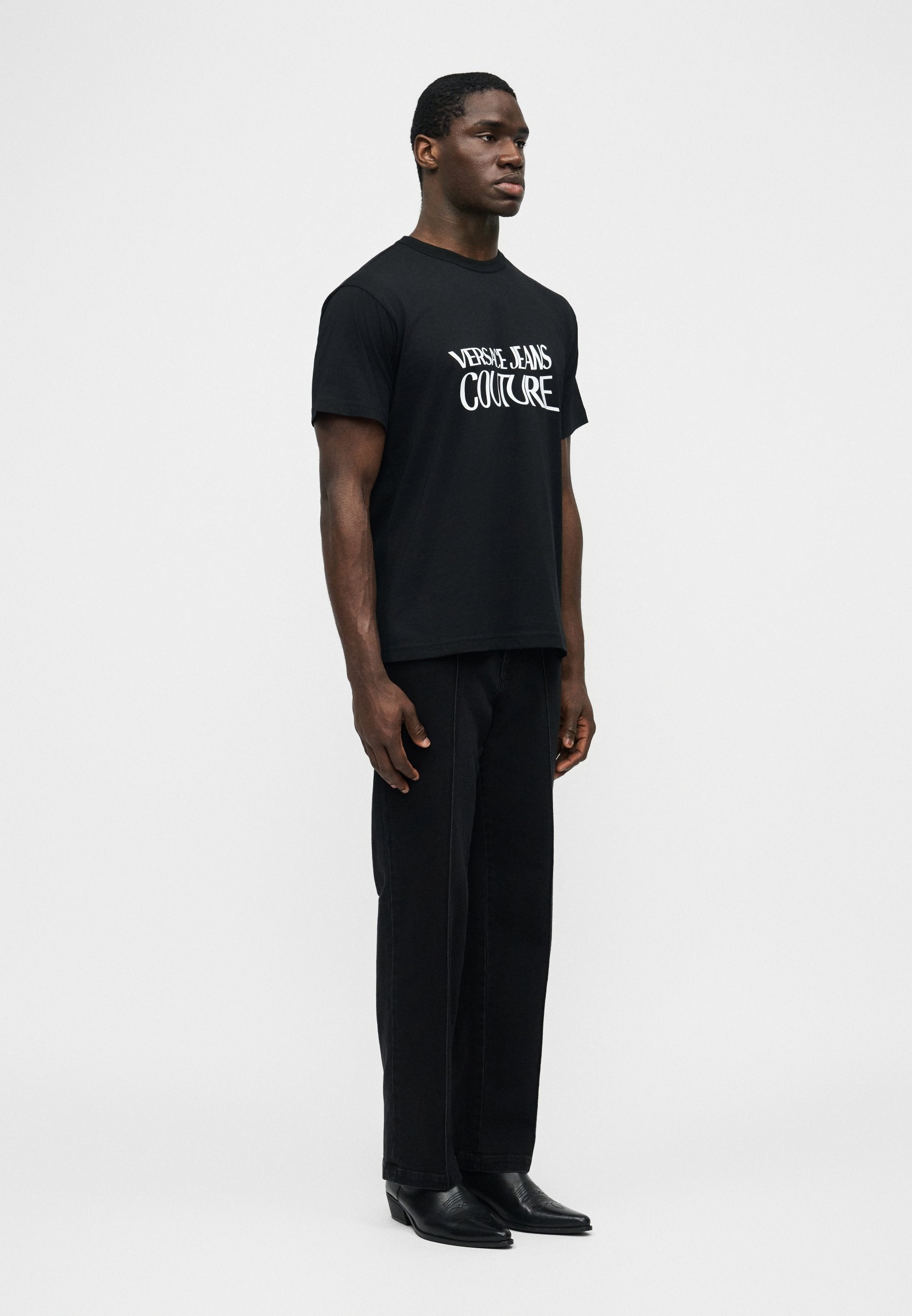 LOGO LIQUIFY - Print T-shirt - black