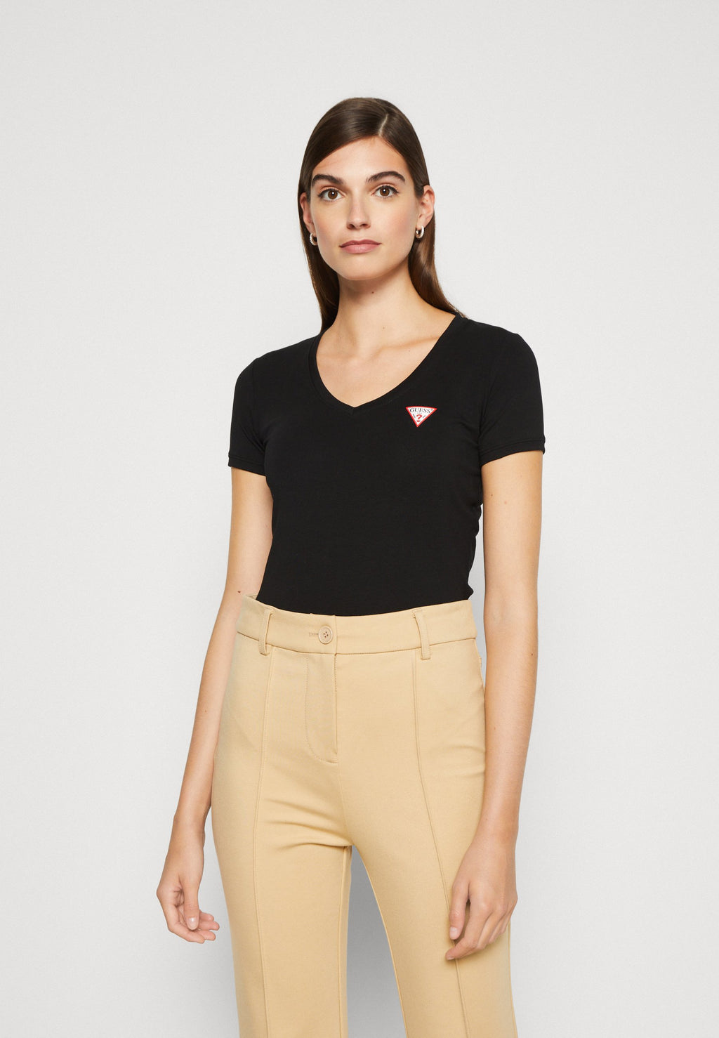 MINI TRIANGLE TEE - Basic T-shirt - jet black