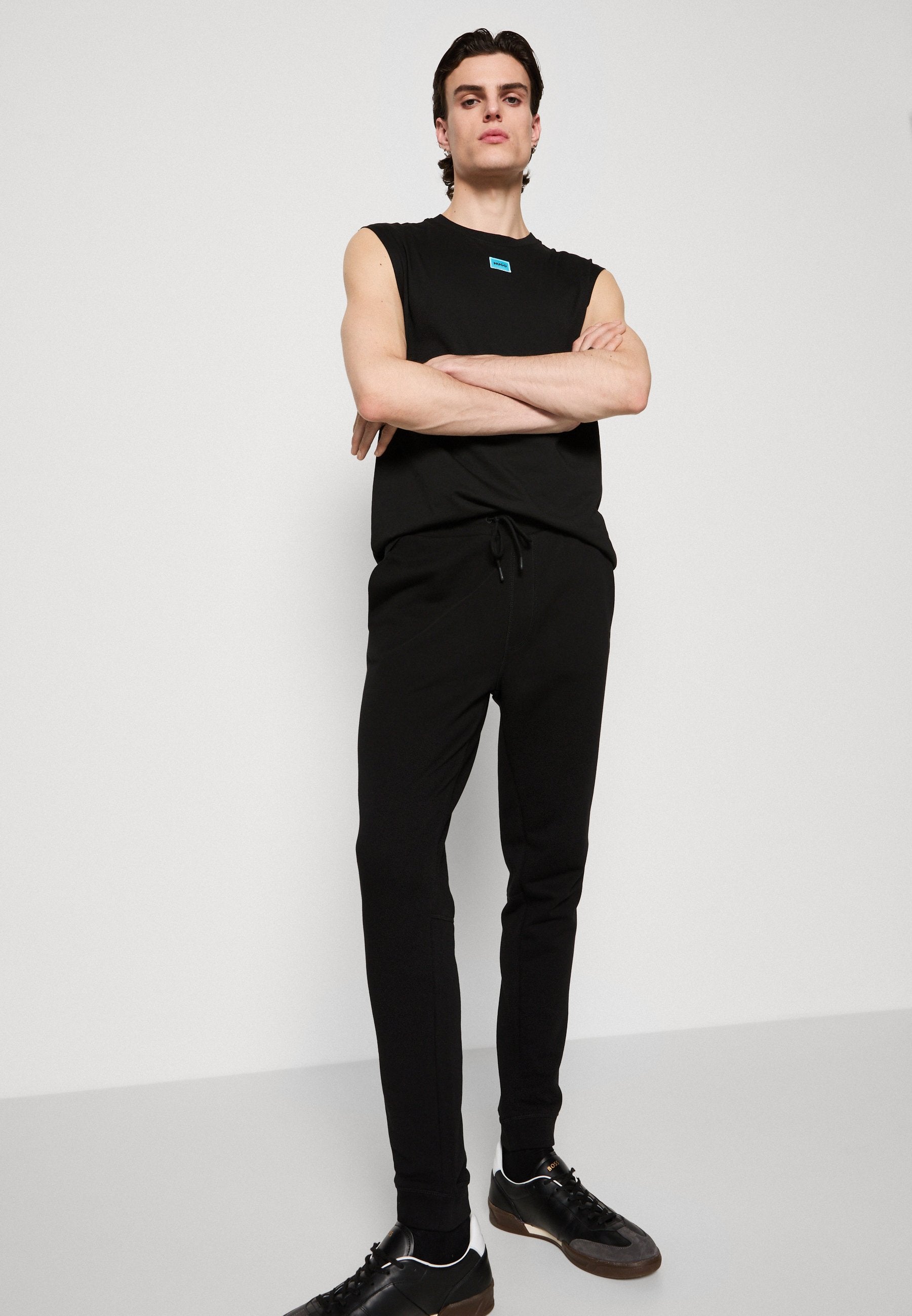 SESTART - Tracksuit bottoms - black