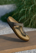 GIZEH BFBC STONEN - REGULAR - T-bar sandals - stone