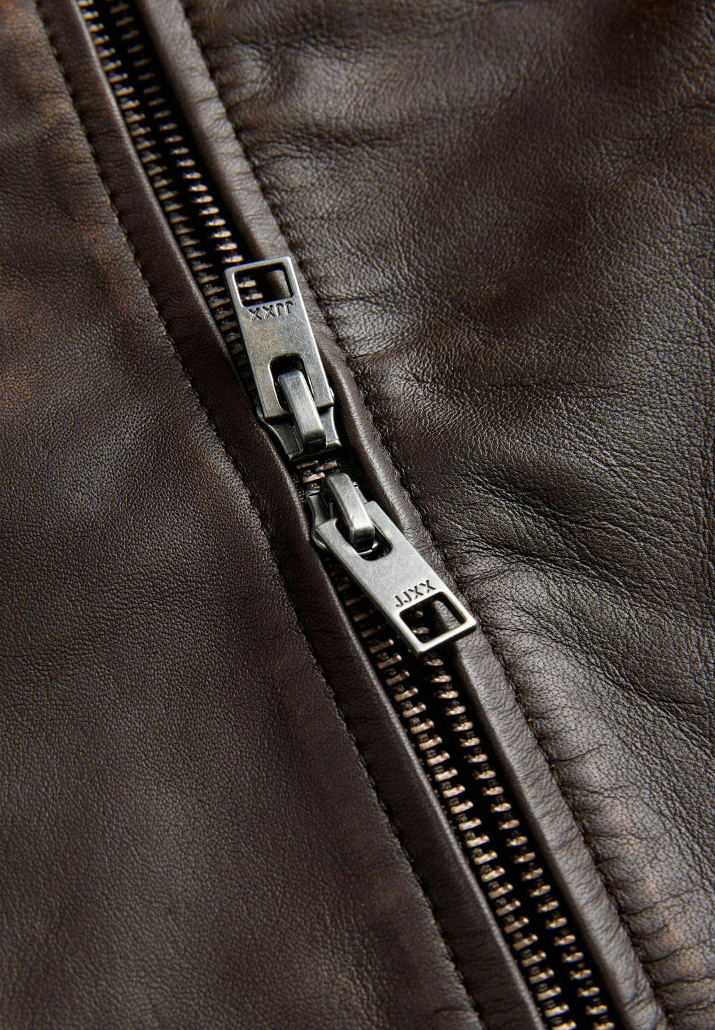 Leather JXSIF Leather - Leather jacket - bracken