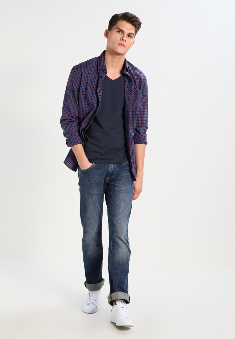 Basic T-shirt - navy blue