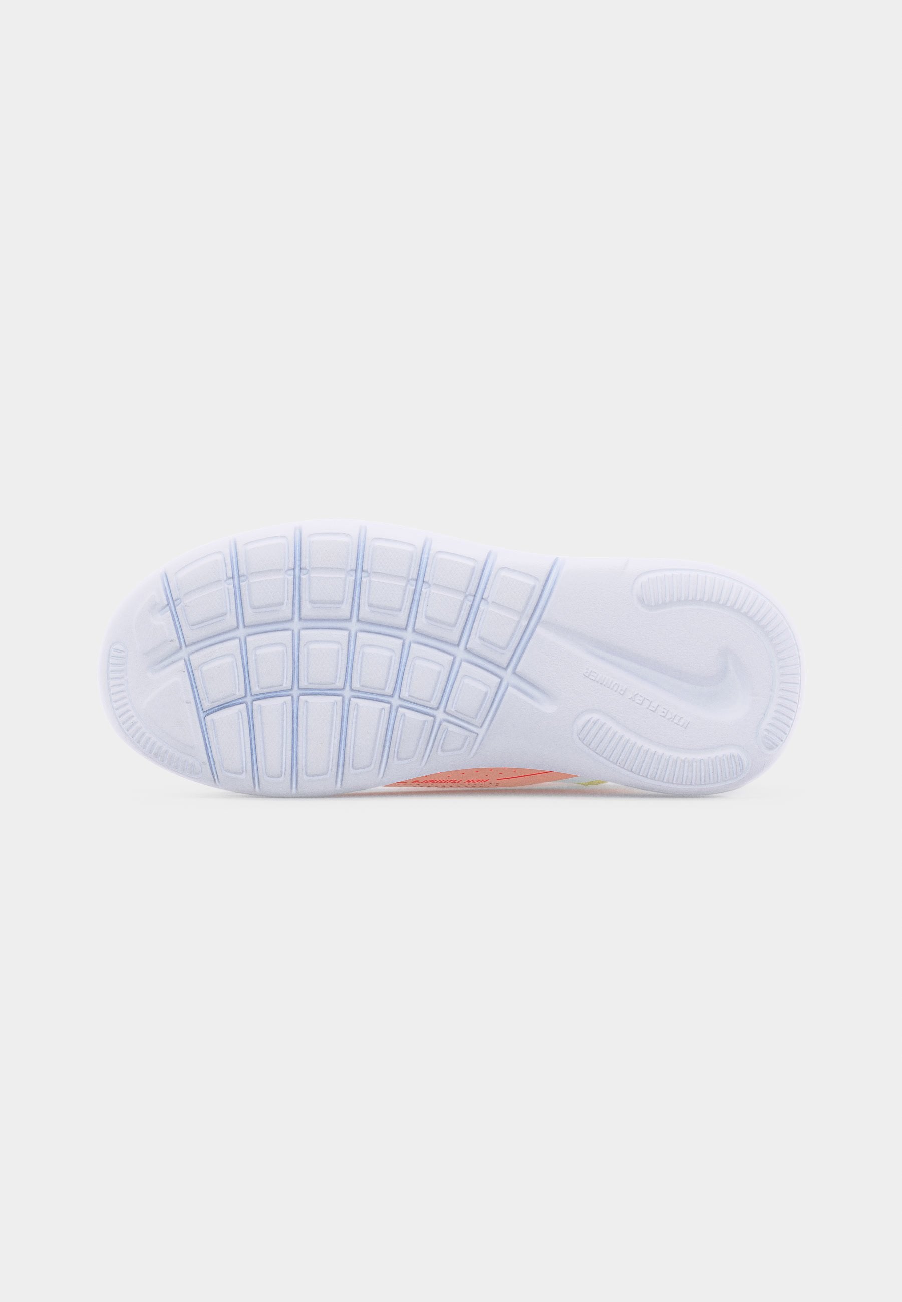 FLEX RUNNER UNISEX - Road running shoes - summit white/life lime/arctic orange/hot lava/glacier blue/work blue