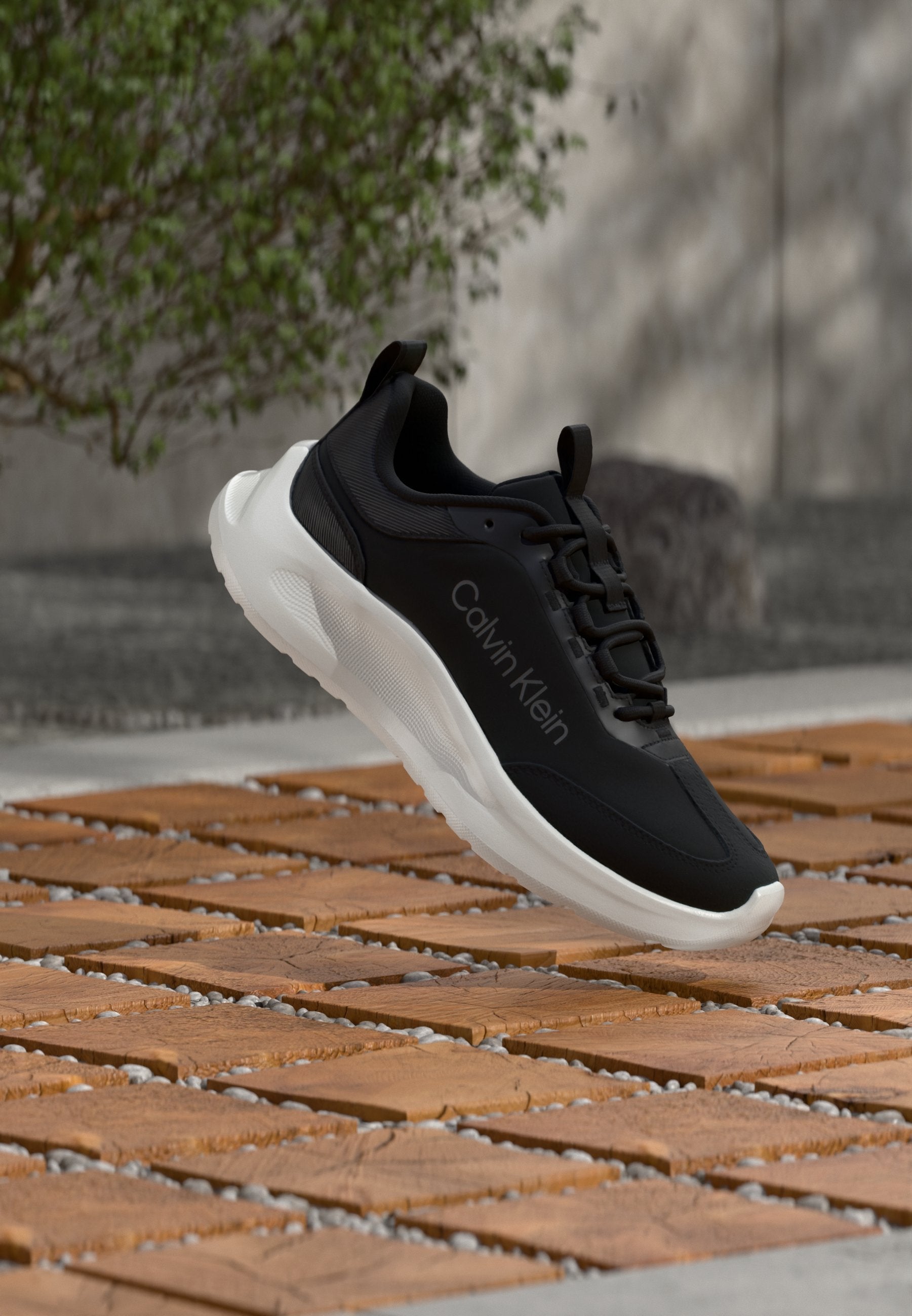 LIGHT RUNNER - Trainers - black/pearl grey