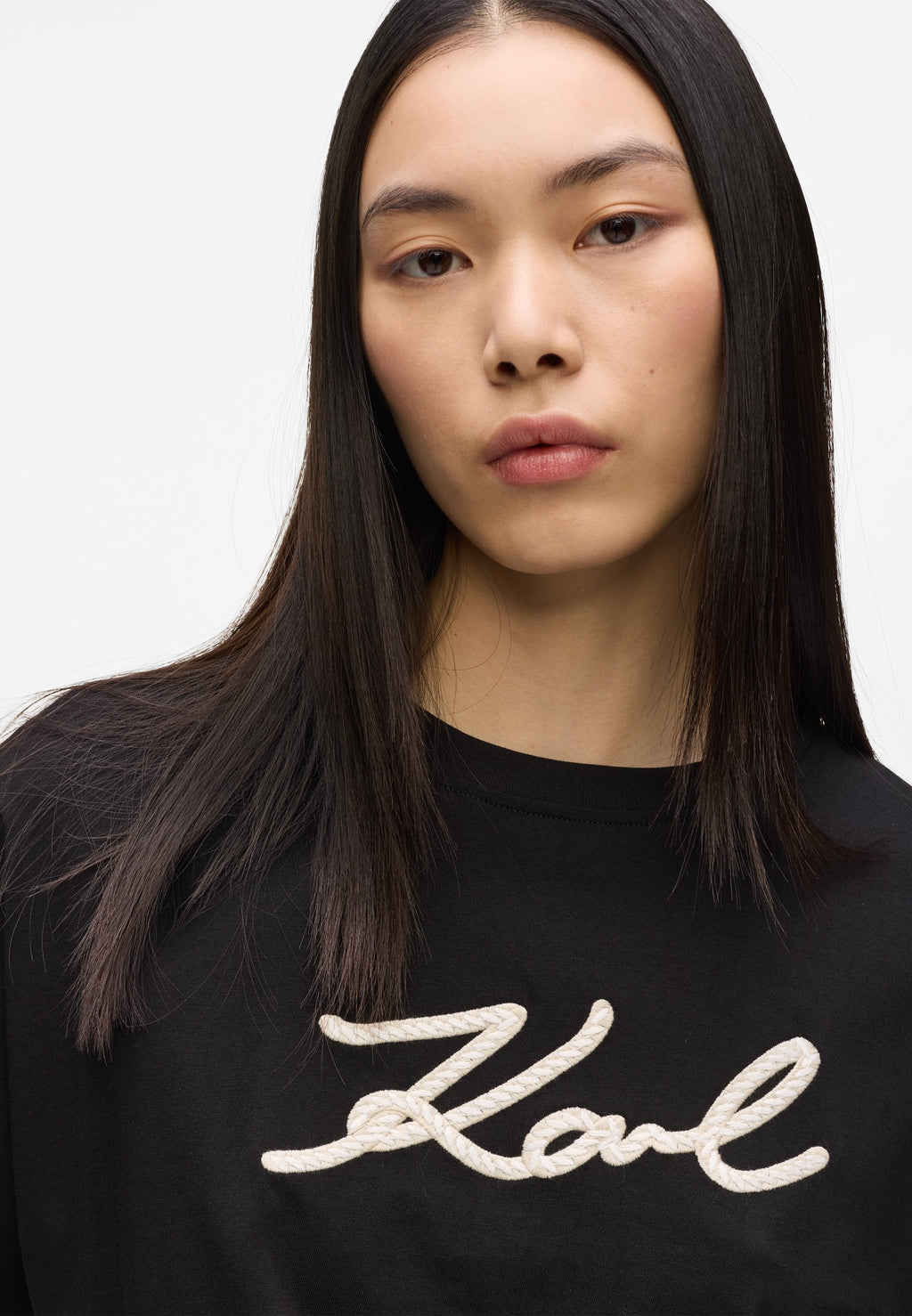 ROPE LOGO - Print T-shirt - black