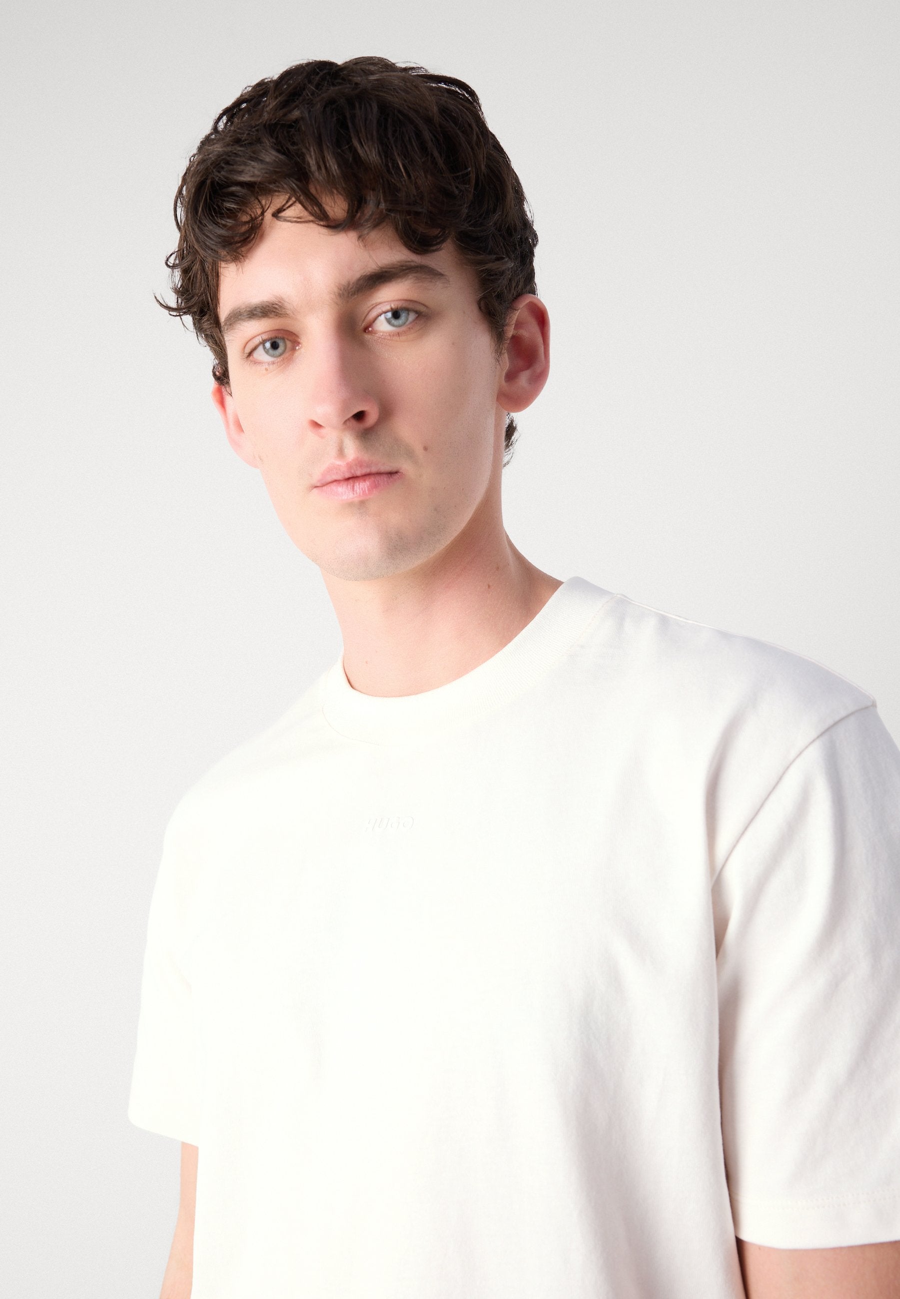 DAPOLINO - Basic T-shirt - ecru