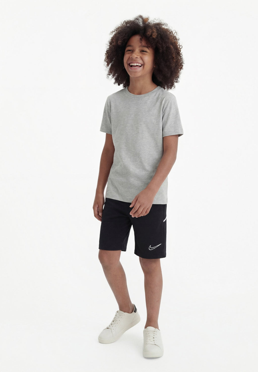 ACADEMY UNISEX - Sports shorts - black/white