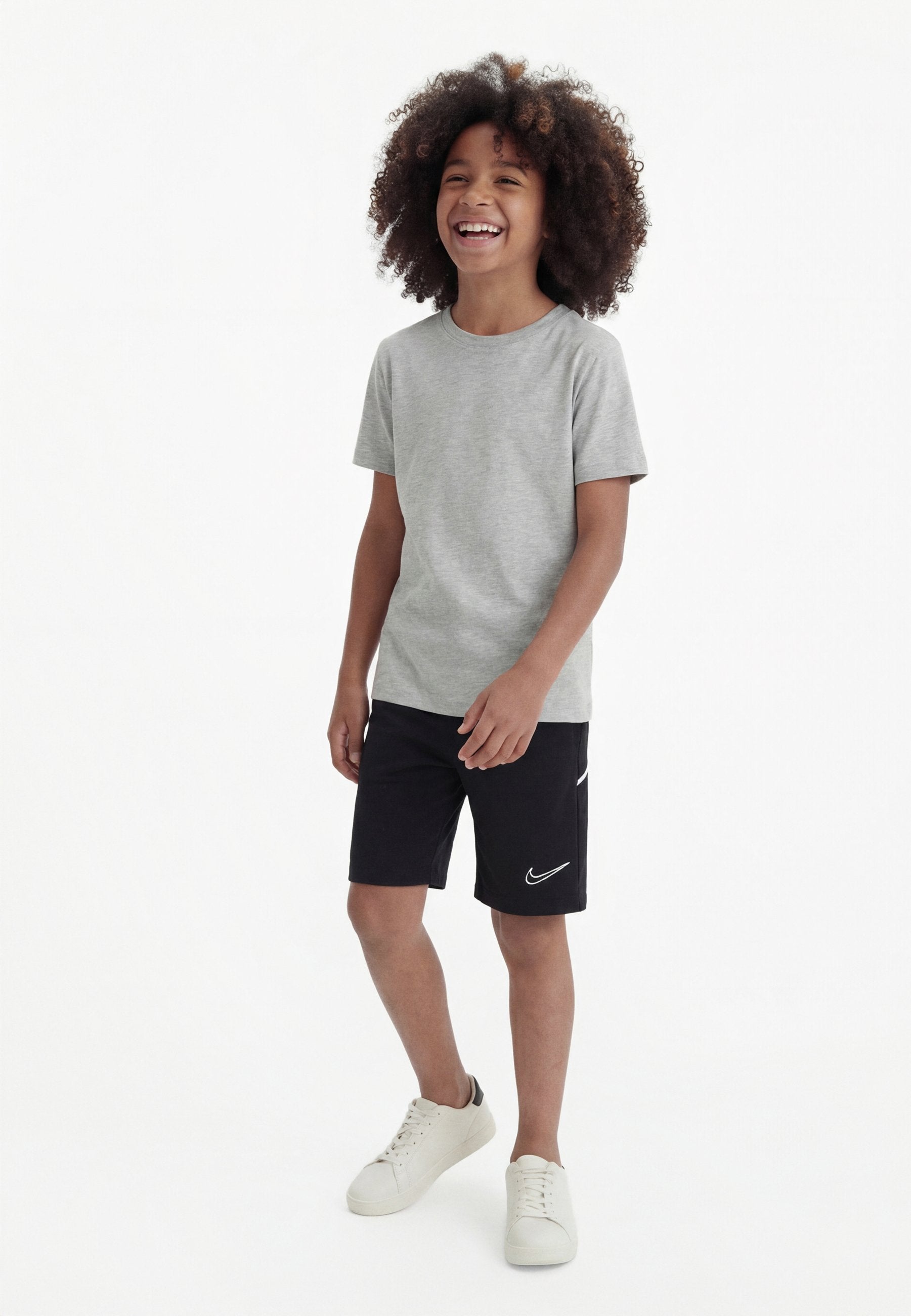 ACADEMY UNISEX - Sports shorts - black/white