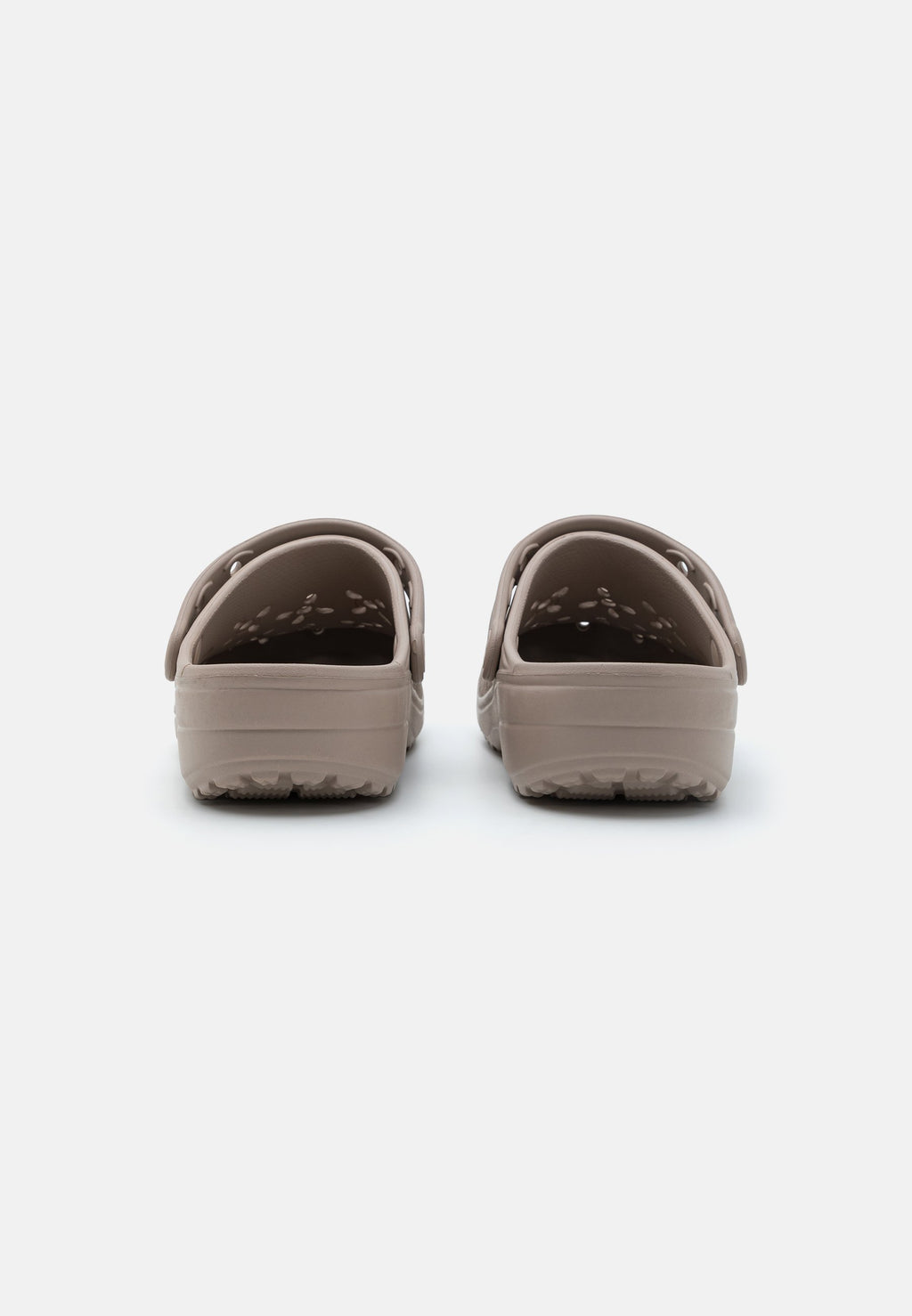 CLASSIC FLORAL CUT OUT - Mules - taupe