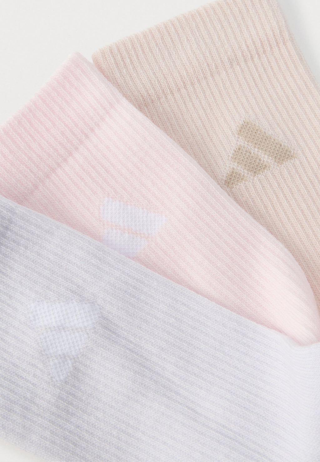 3'LÜ PAKET UNISEX - Spor çorapları - kil topu rengi/damıtılmış pembe/buzlu mor/harika bej