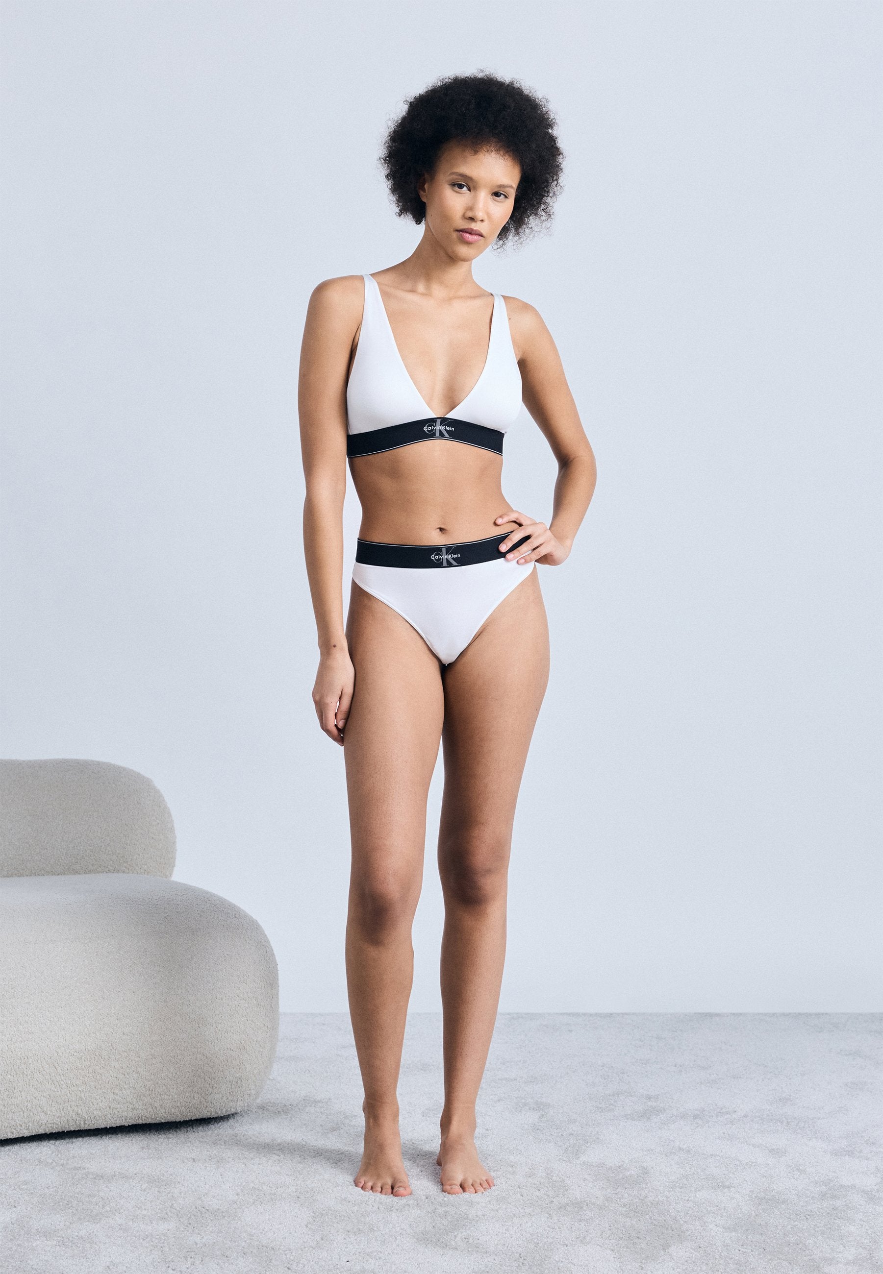 THONG GRAPHIC - Thong - white