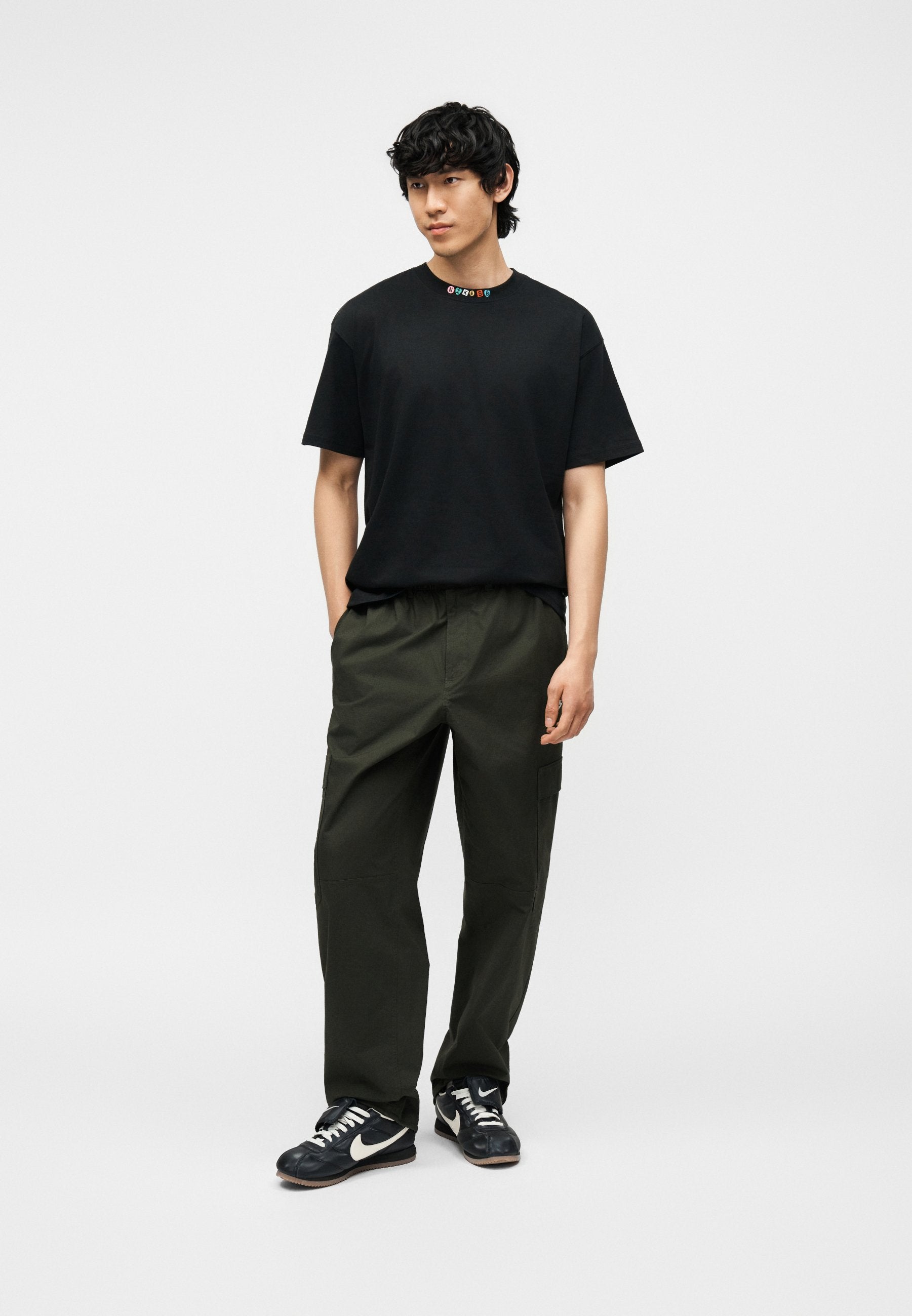 TEE UNISEX - Basic T-shirt - black