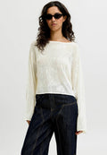 Knitted JXJASMINE Knitted - Jumper - cloud dancer