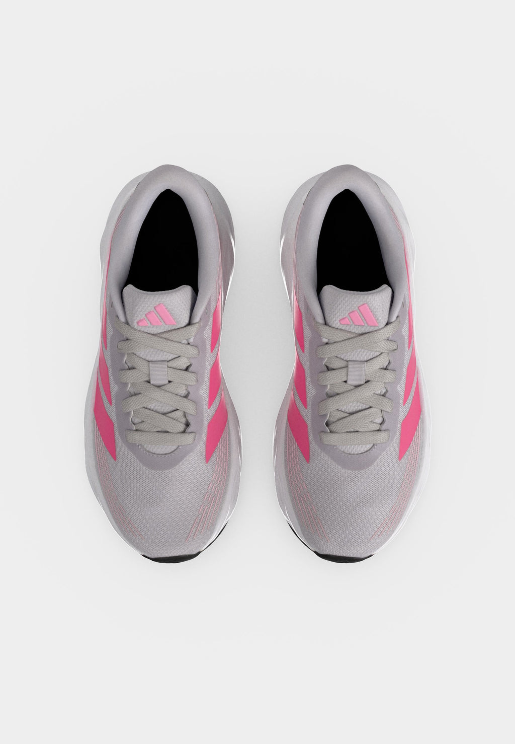 GALAXY 8 J UNISEX - Road running shoes - solid grey/pink fusion/clear pink