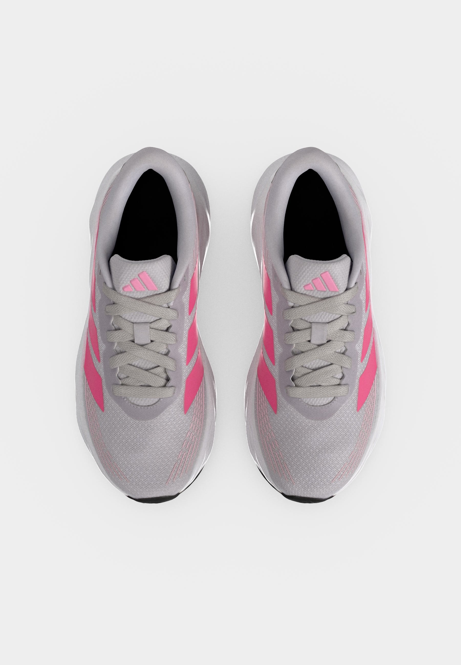 GALAXY 8 J UNISEX - Road running shoes - solid grey/pink fusion/clear pink