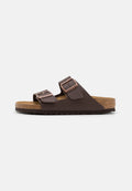 ARIZONA BF DARK BROWNS - ÉTROIT - Sandales - marron foncé