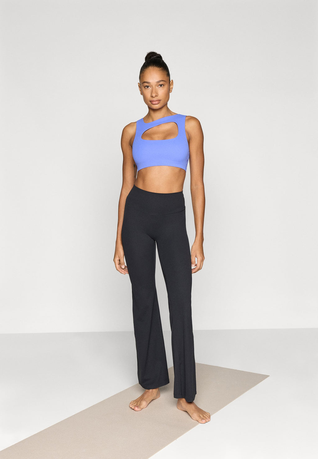 ZENVY FLARE - Leggings - black/cool grey