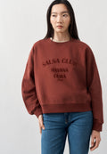Sweatshirt - dark red