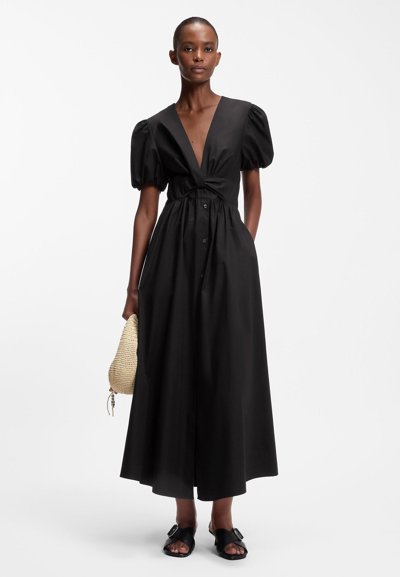 KODELA - Shirt dress - black