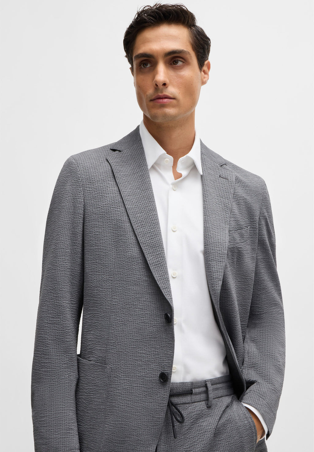 Slim Fit Langarm - Formal shirt - white