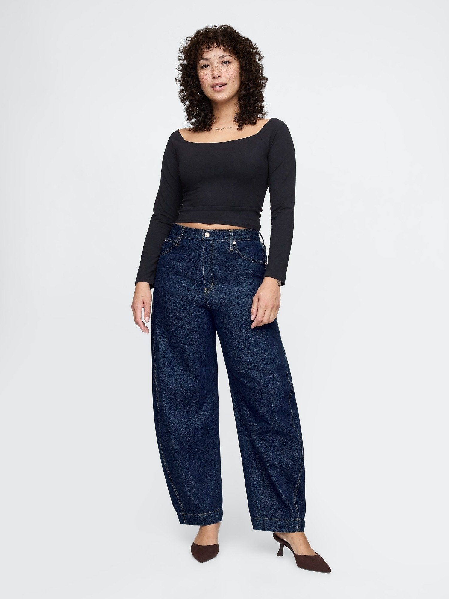 BARREL TWISTED SEAM LARKIN - Baggy Jeans - dark rinse