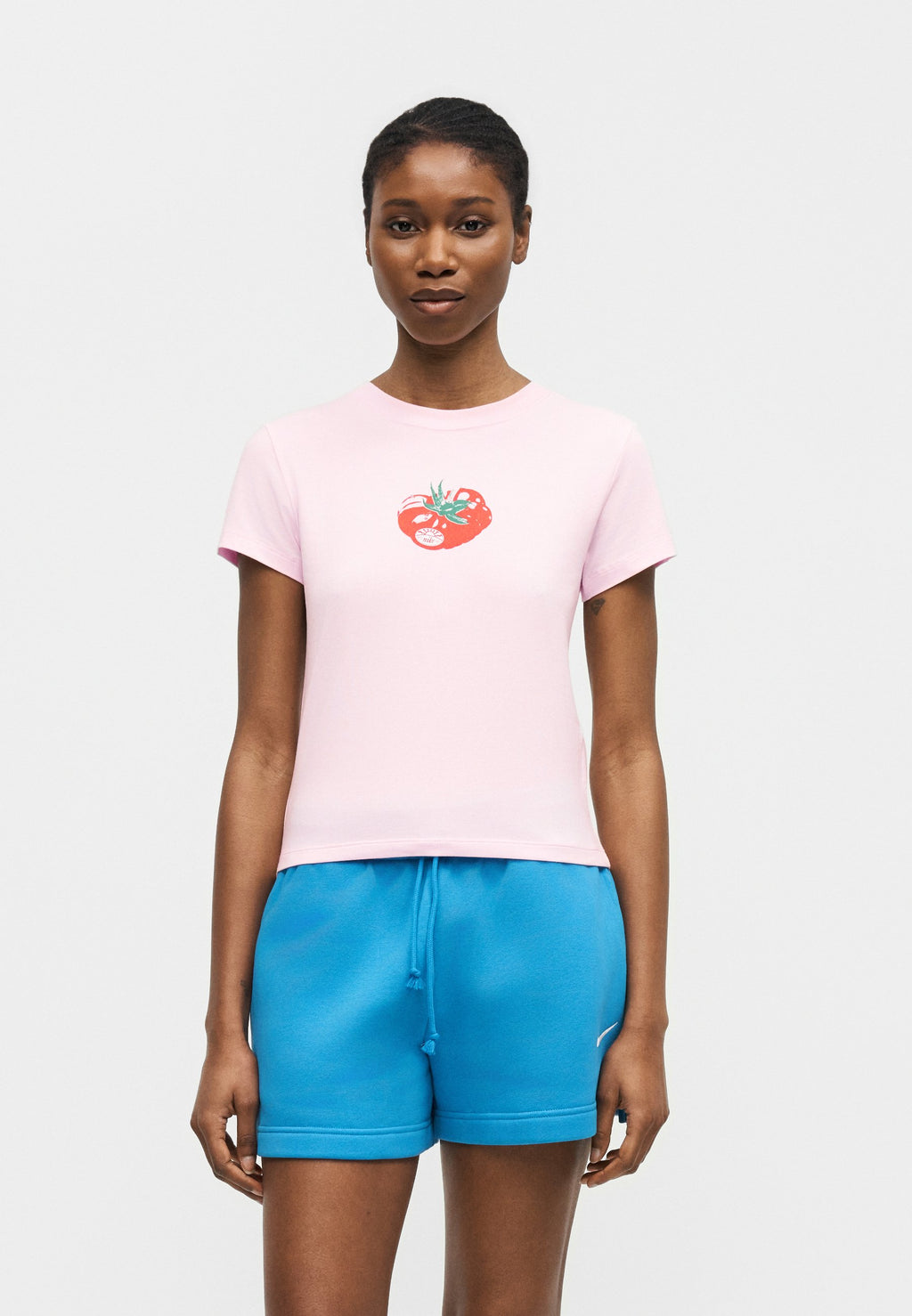 TEE - Print T-shirt - pink foam