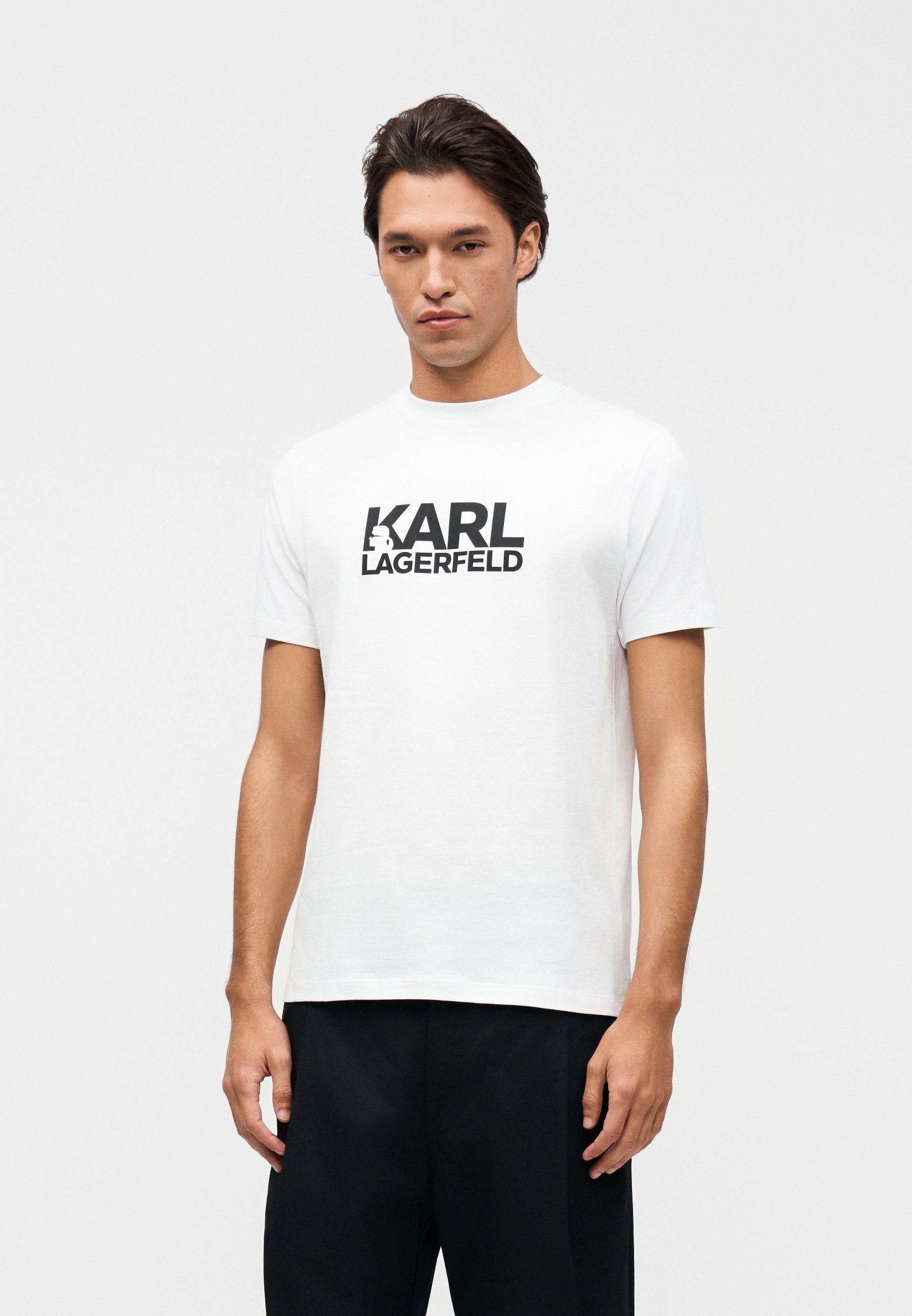CREW NECK - Print T-shirt - white