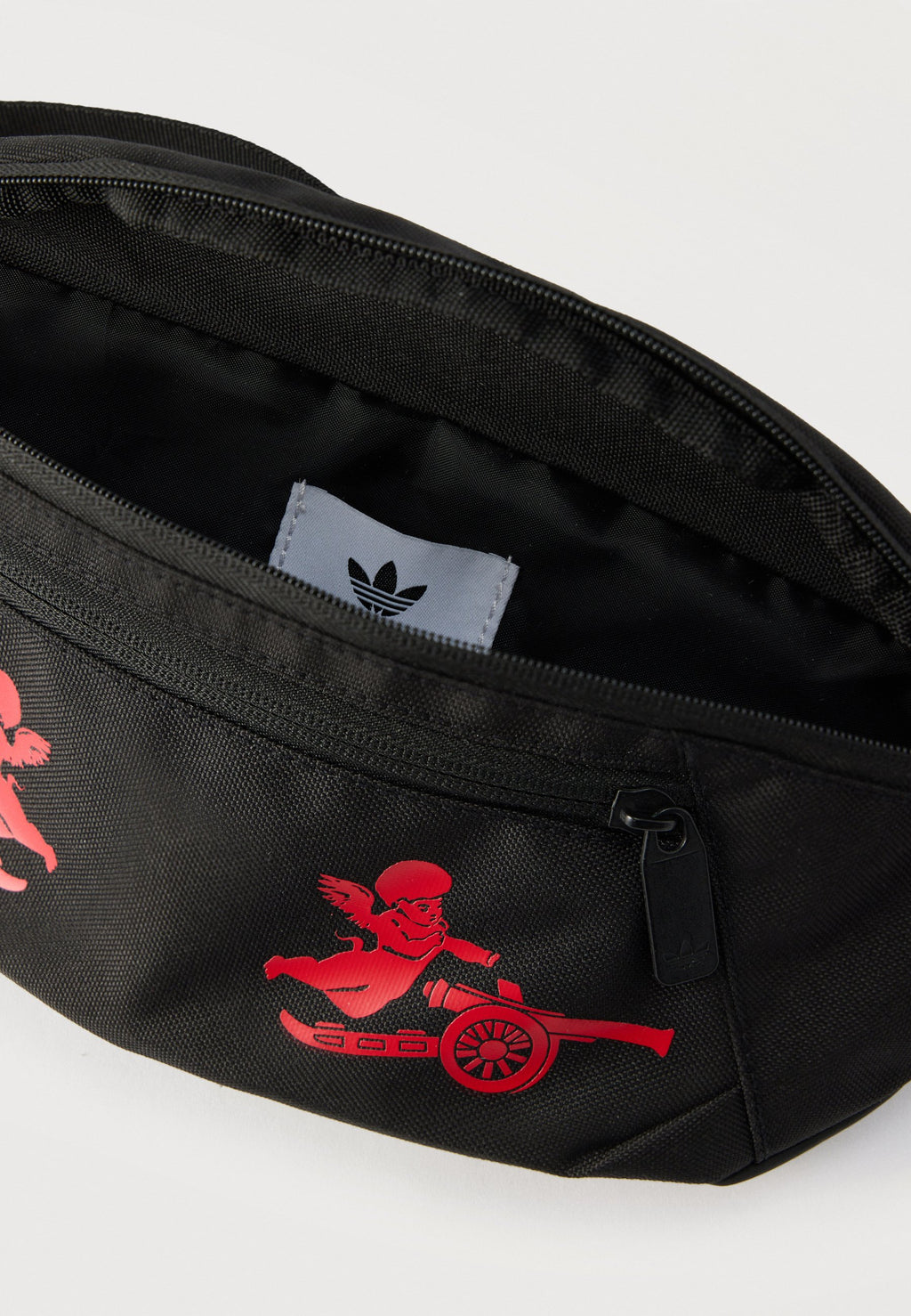 ARSENAL FC BAG UNISEX - Bum bag - black/better scarlet