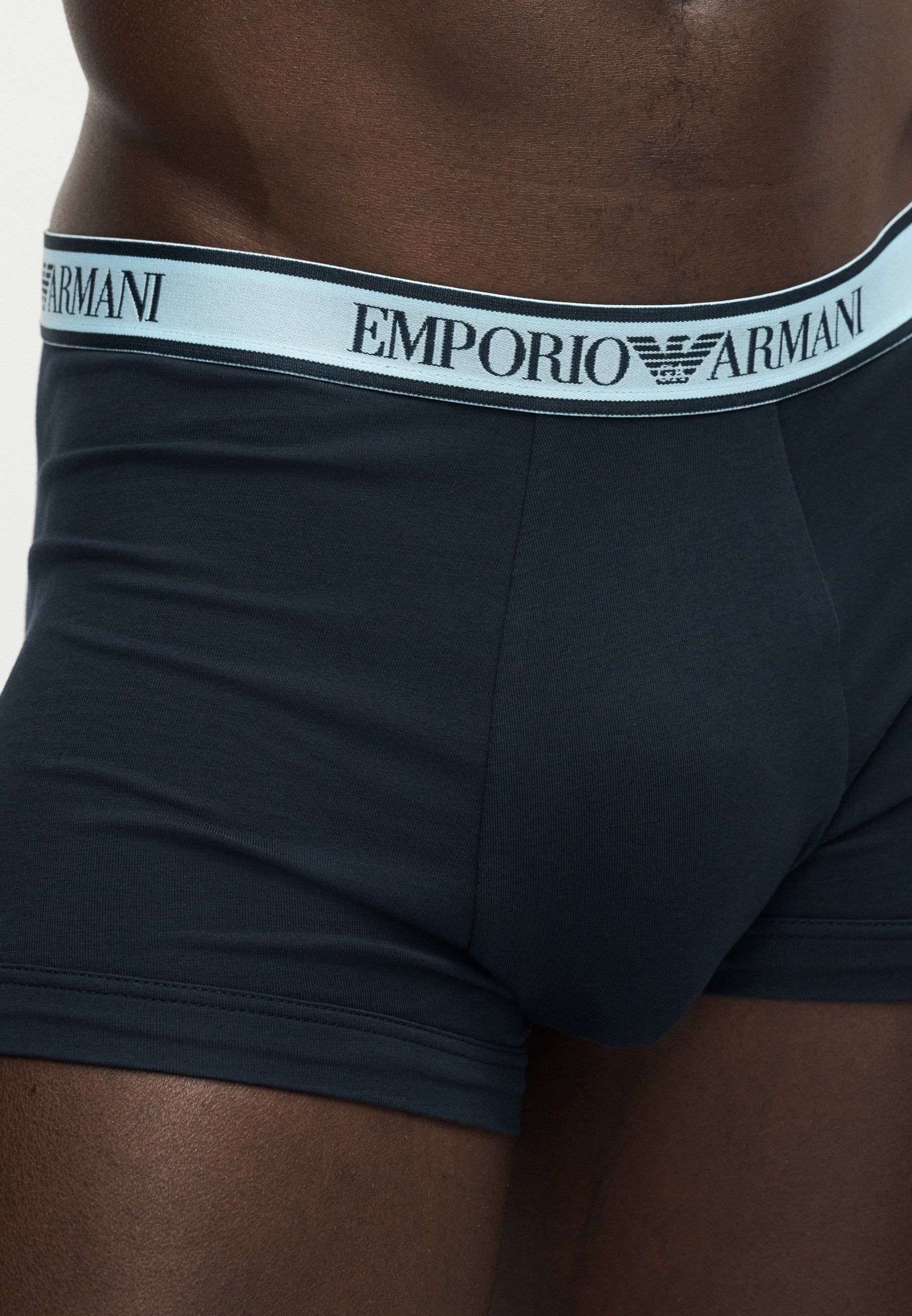 CORE LOGOBAND TRUNKS 3 PACK - Trunks - armani blue
