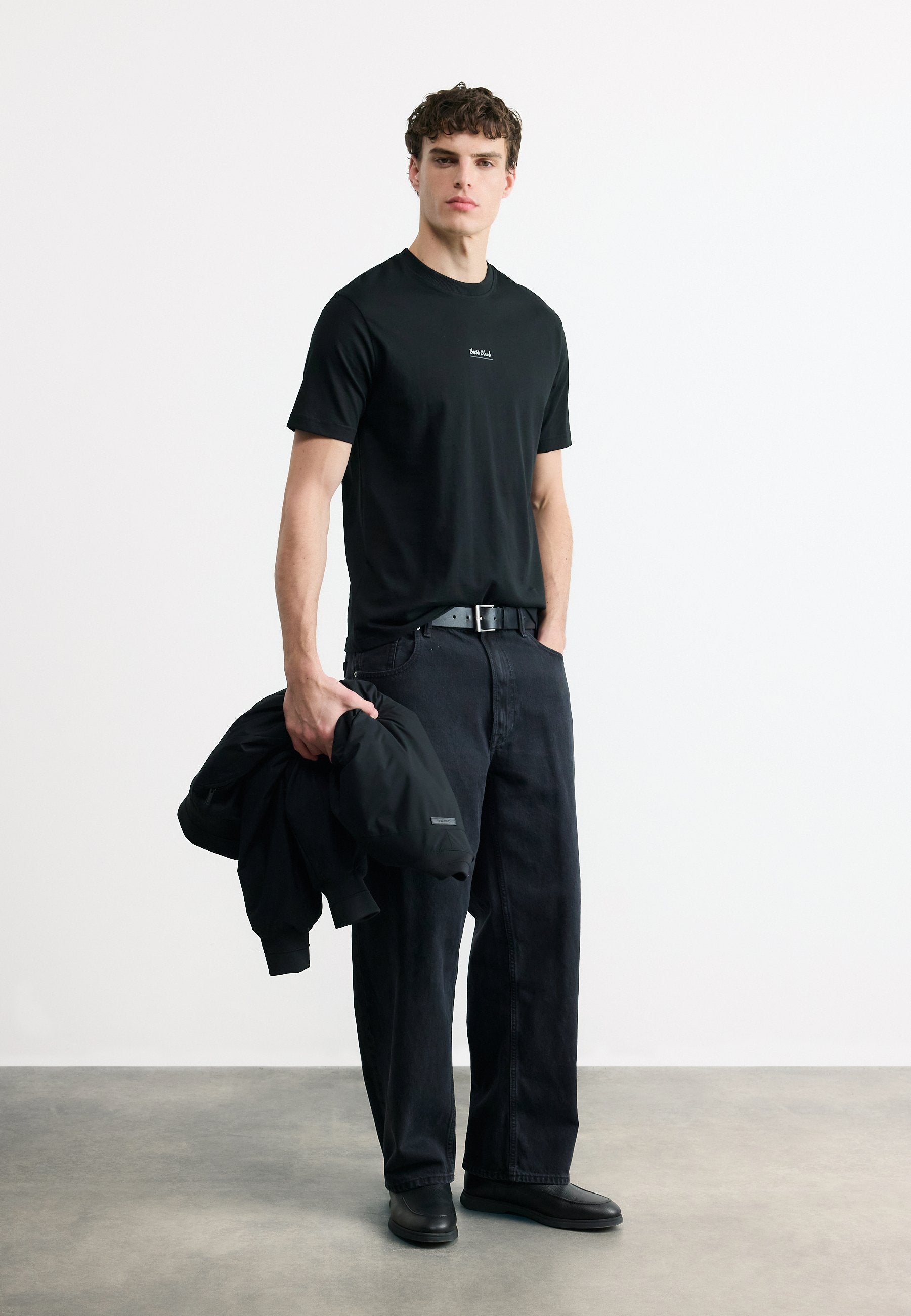 Print T-shirt - black