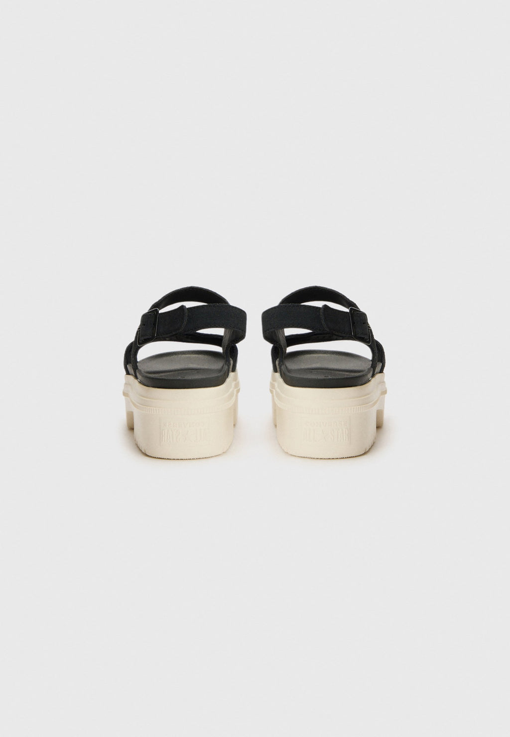 CHUCK TAYLOR - Sandales compensées - noir/noir/écru