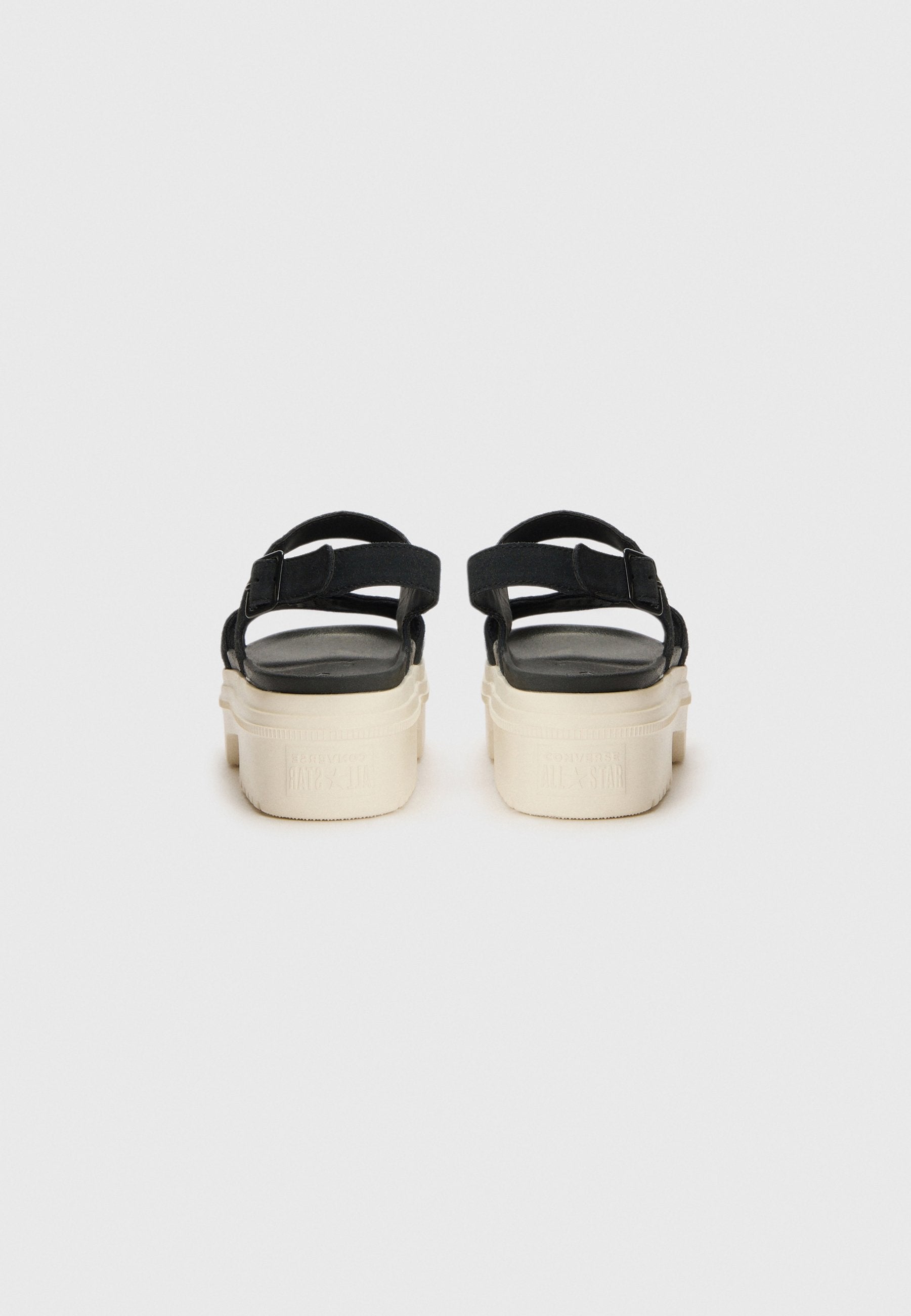 CHUCK TAYLOR - Sandales compensées - noir/noir/écru